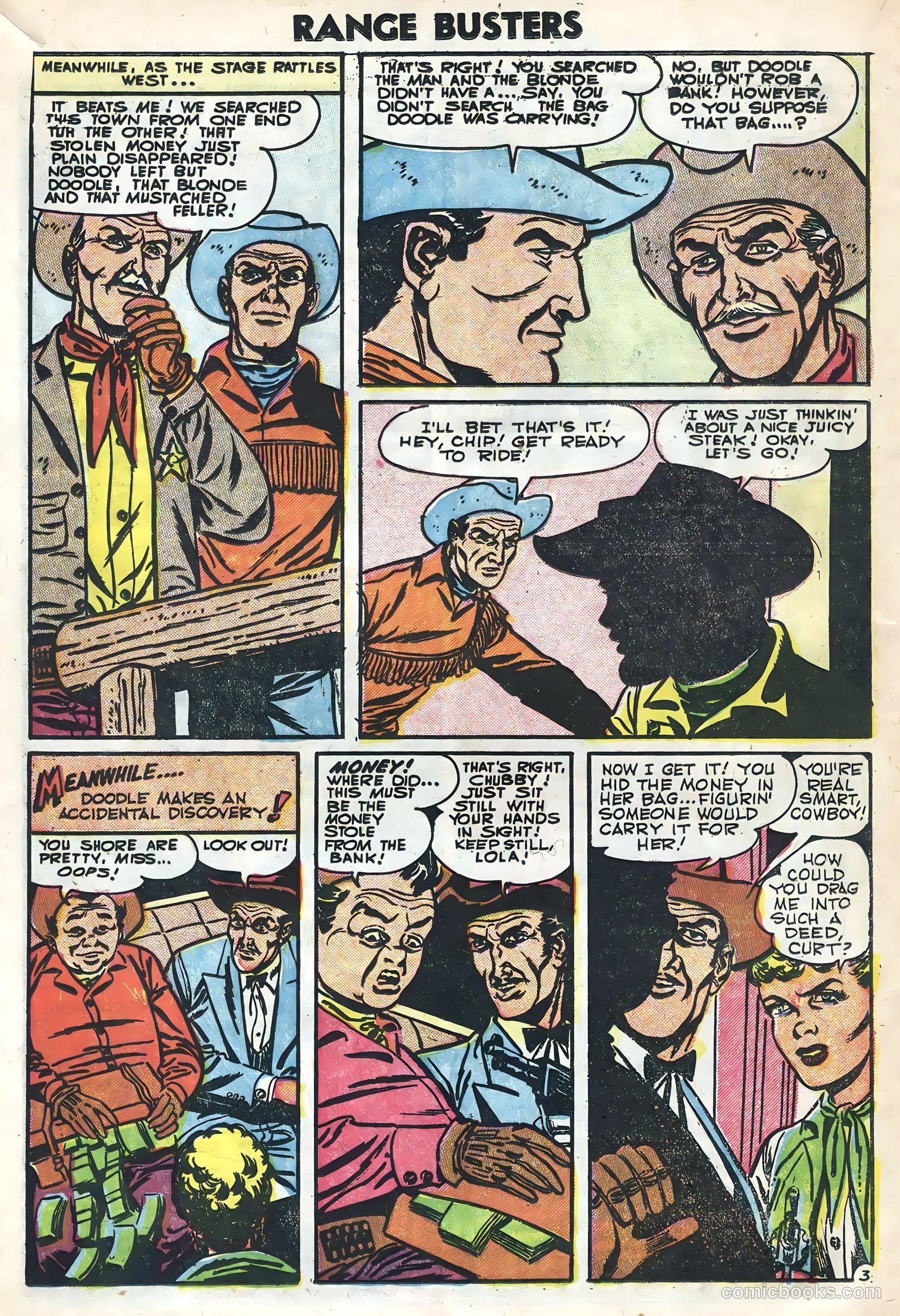 Range Busters #10 (1955) — page 14 of 36