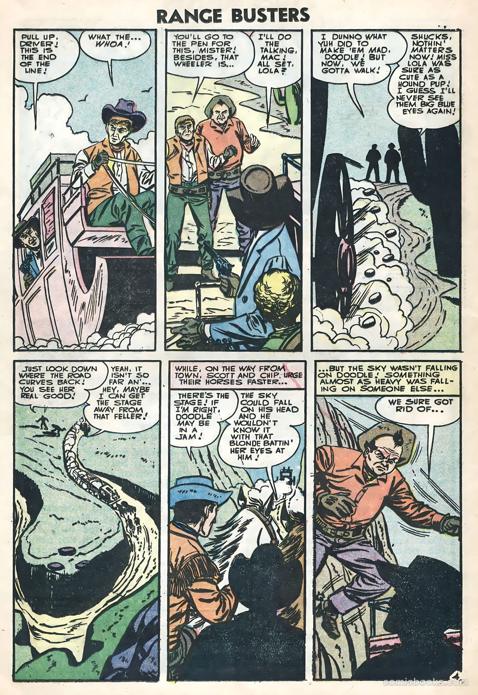 Range Busters #10 (1955) — page 16 of 36