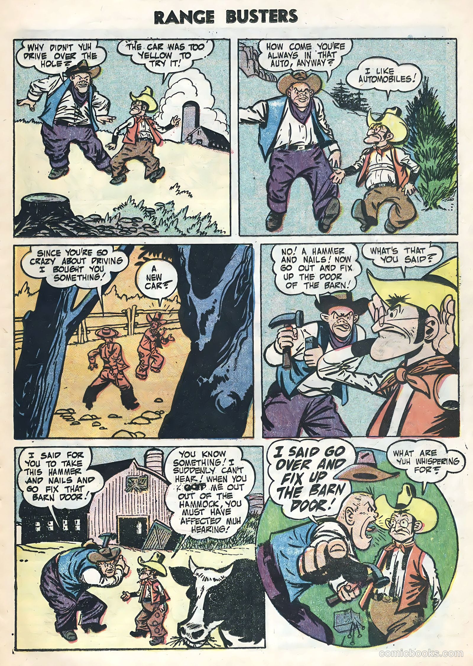 Range Busters #10 (1955) — page 21 of 36