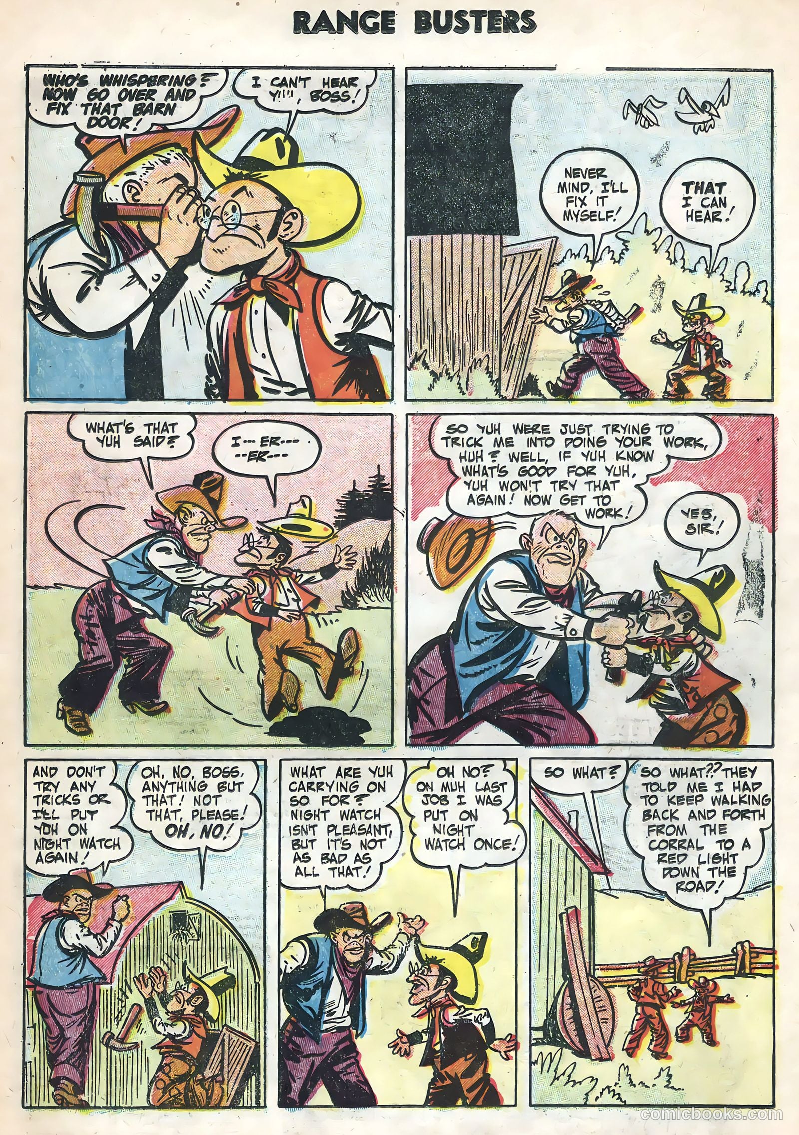 Range Busters #10 (1955) — page 23 of 36