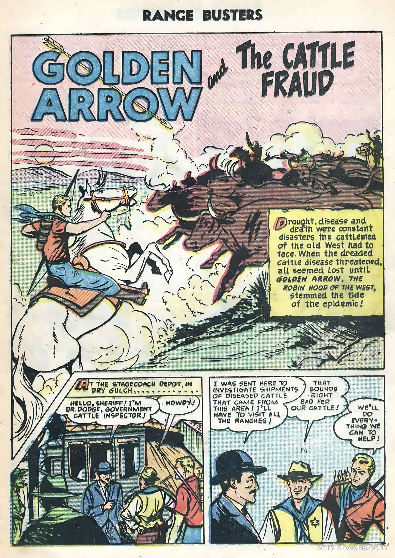 Range Busters #10 (1955) — page 25 of 36