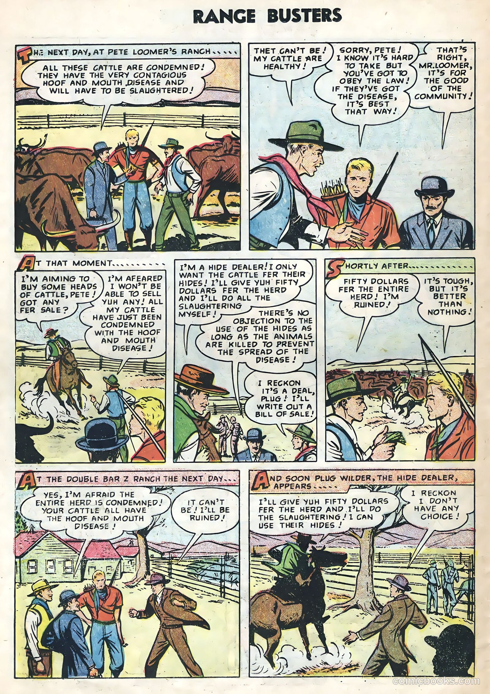 Range Busters #10 (1955) — page 26 of 36