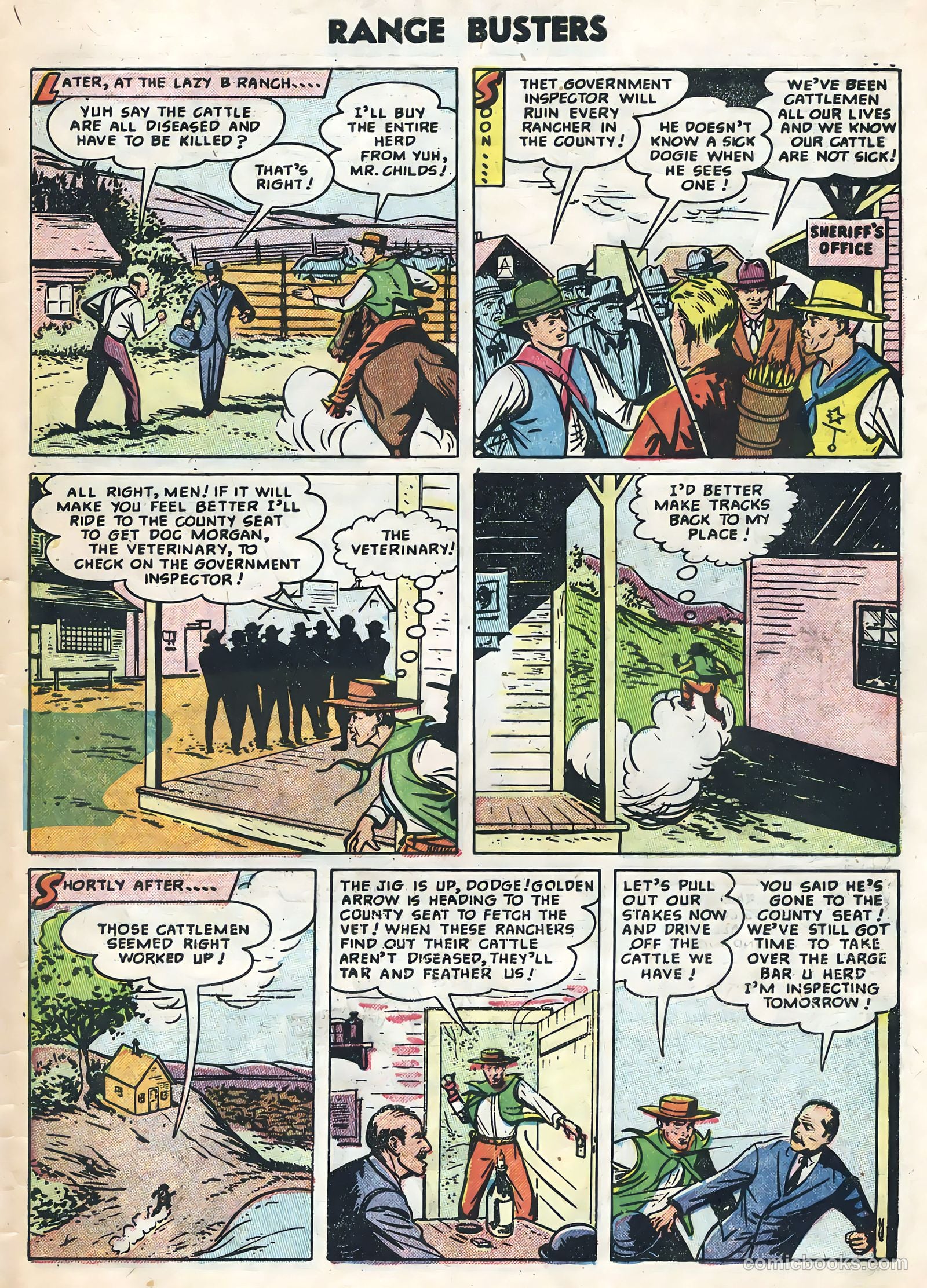 Range Busters #10 (1955) — page 27 of 36