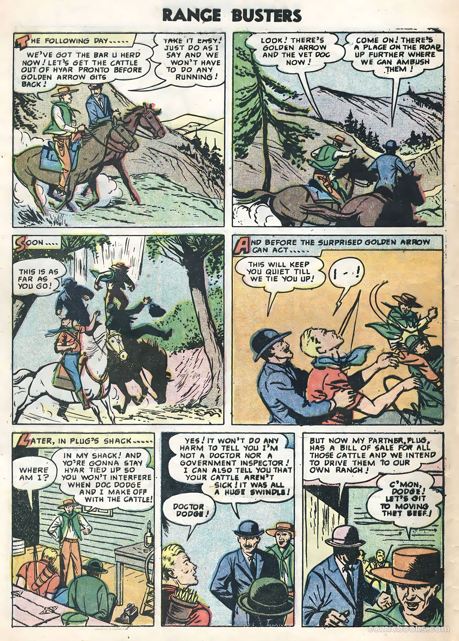 Range Busters #10 (1955) — page 28 of 36