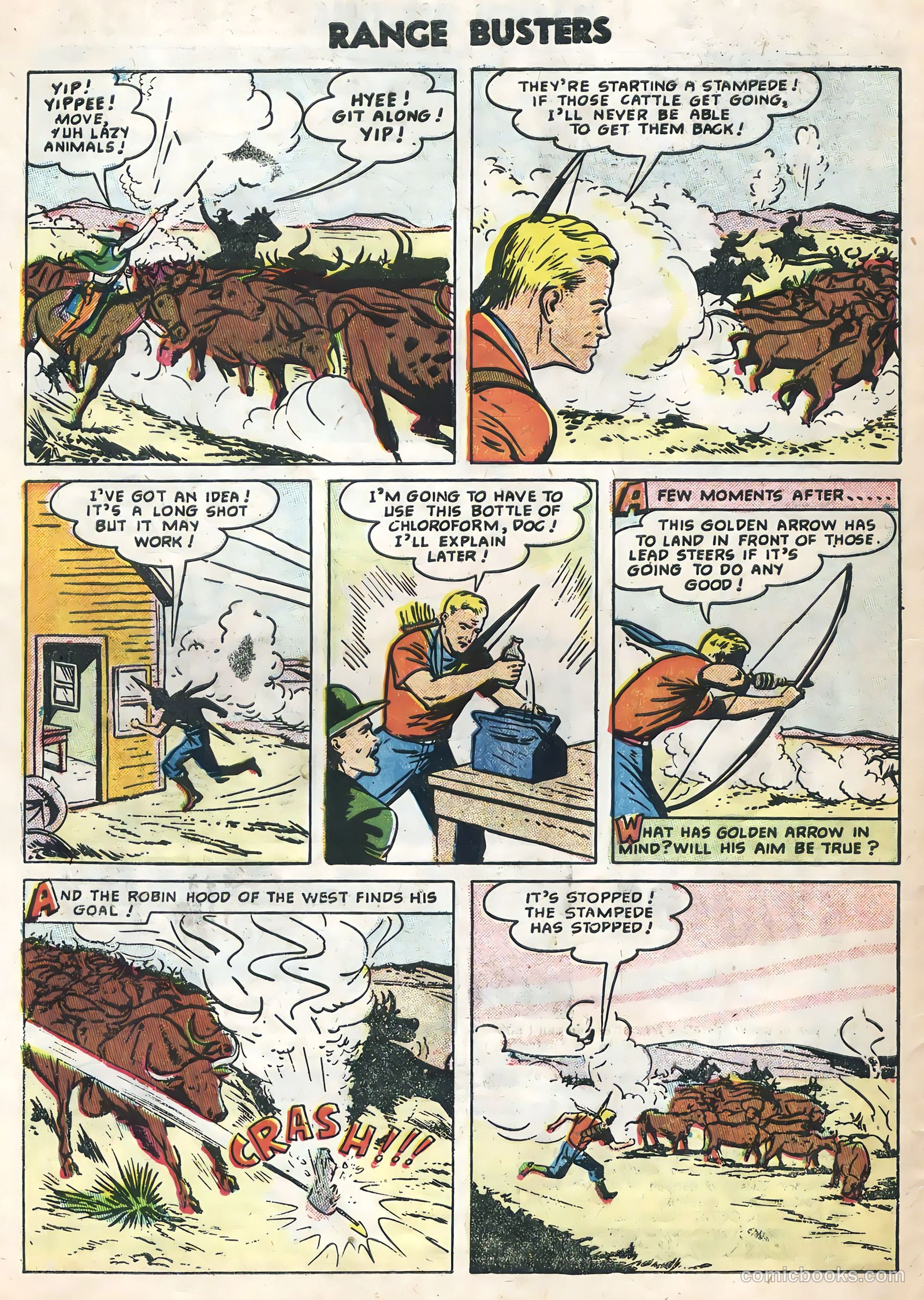 Range Busters #10 (1955) — page 30 of 36
