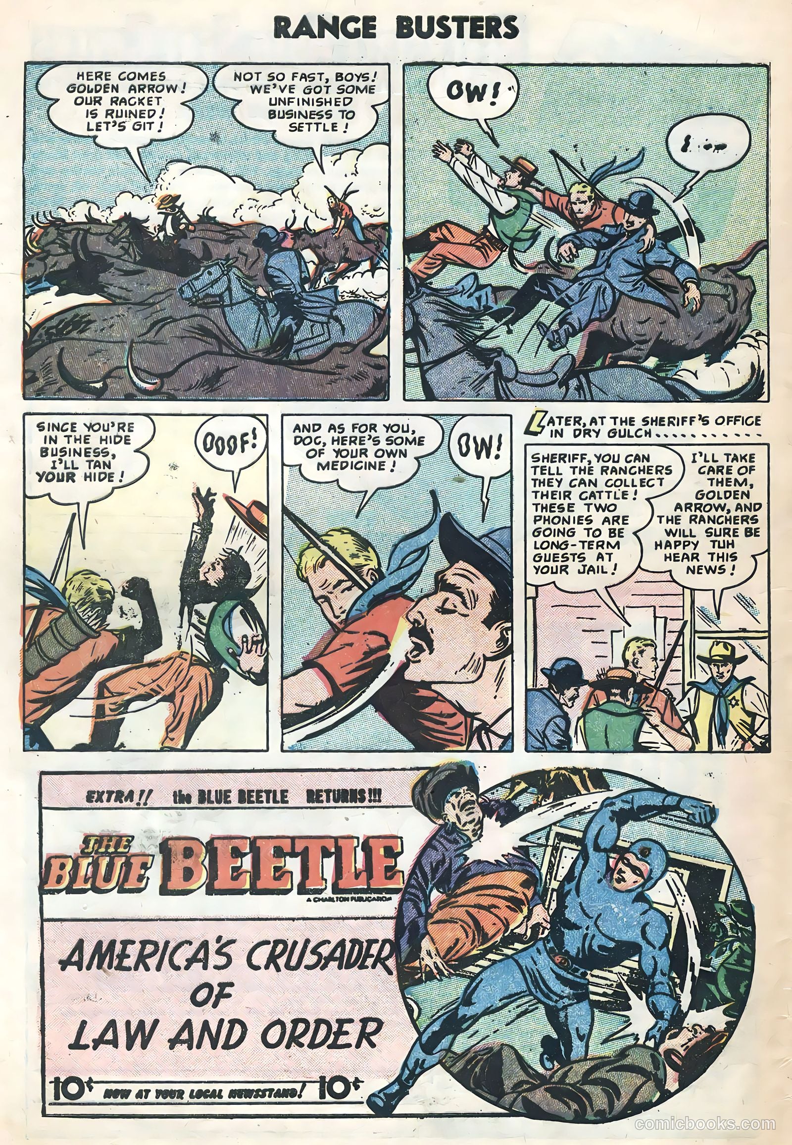 Range Busters #10 (1955) — page 32 of 36