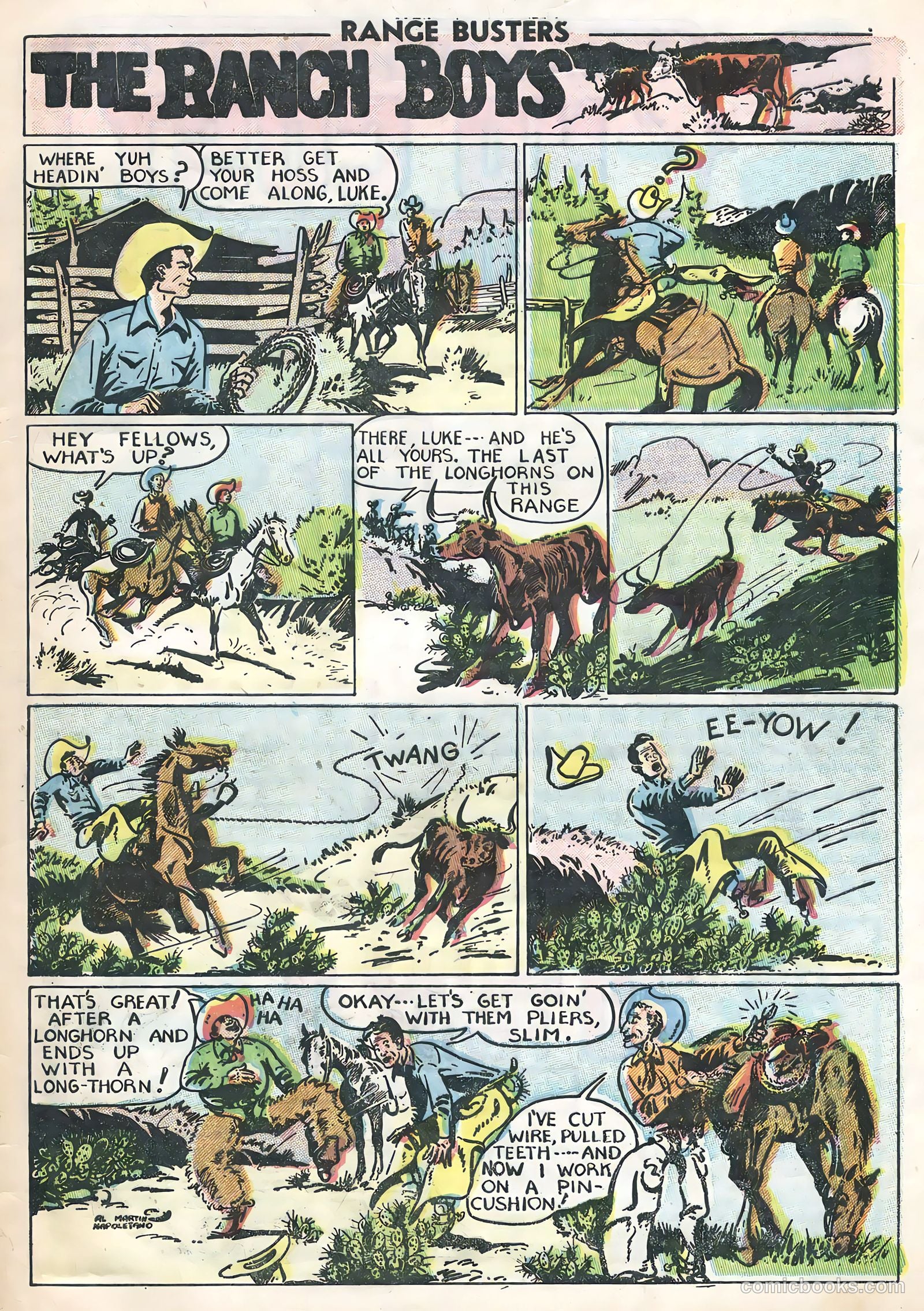 Range Busters #10 (1955) — page 33 of 36
