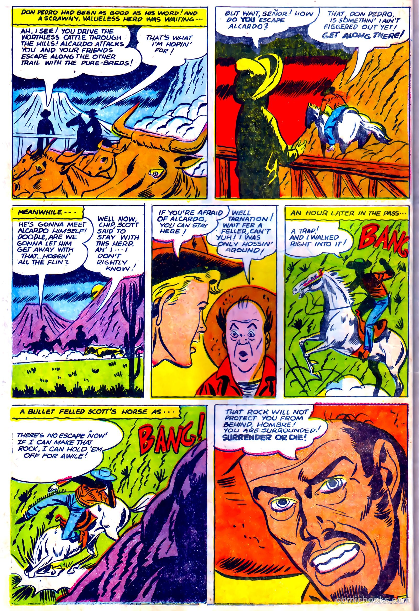 Range Busters #8 (1955) — page 8 of 37