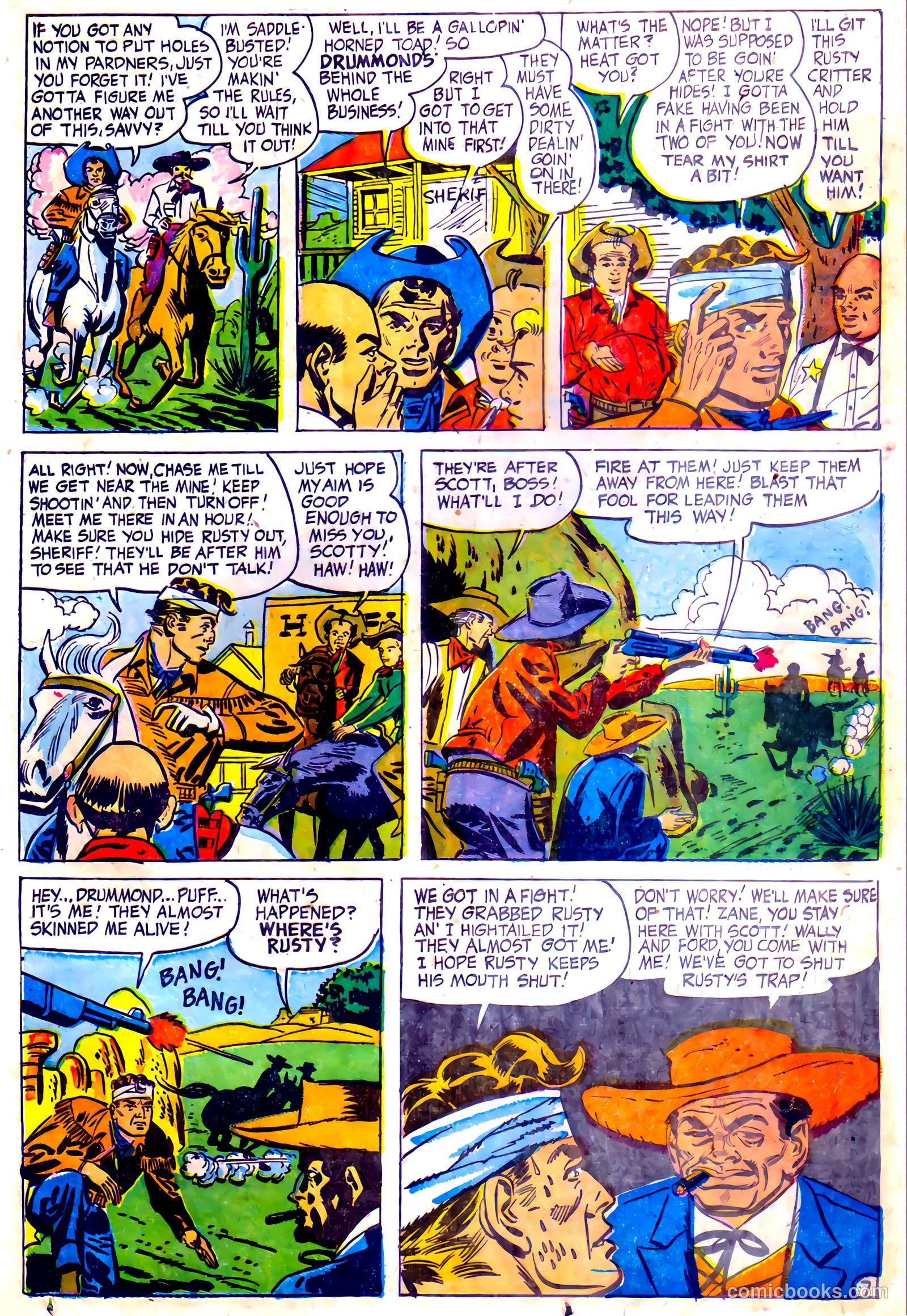 Range Busters #8 (1955) — page 25 of 37