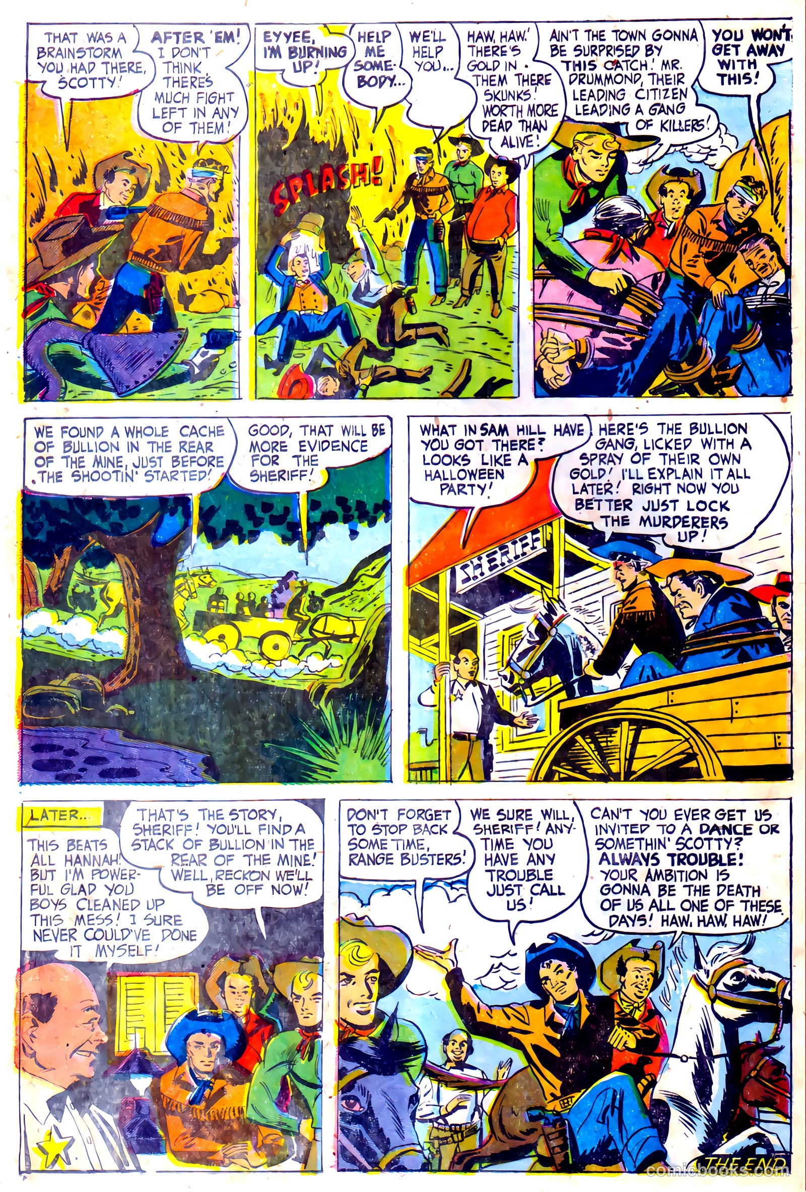 Range Busters #8 (1955) — page 28 of 37