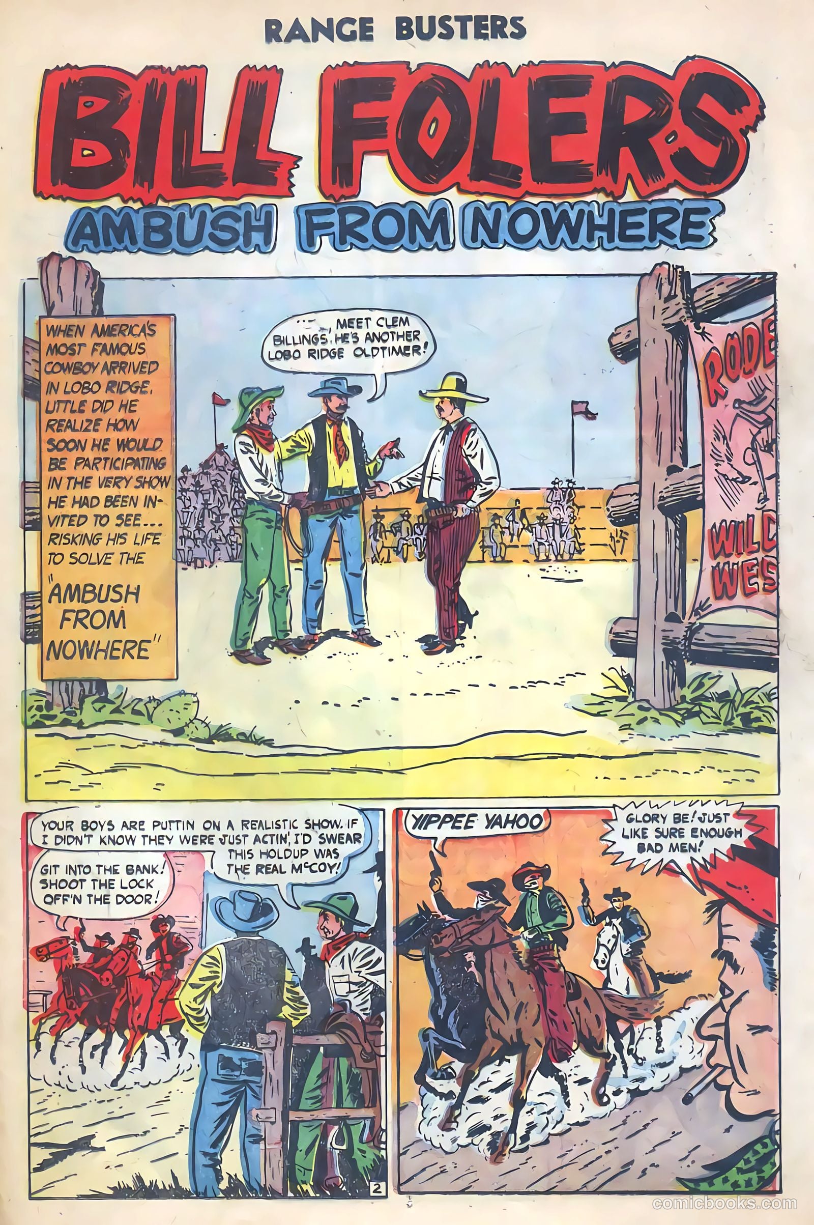 Range Busters #9 (1955) — page 3 of 36