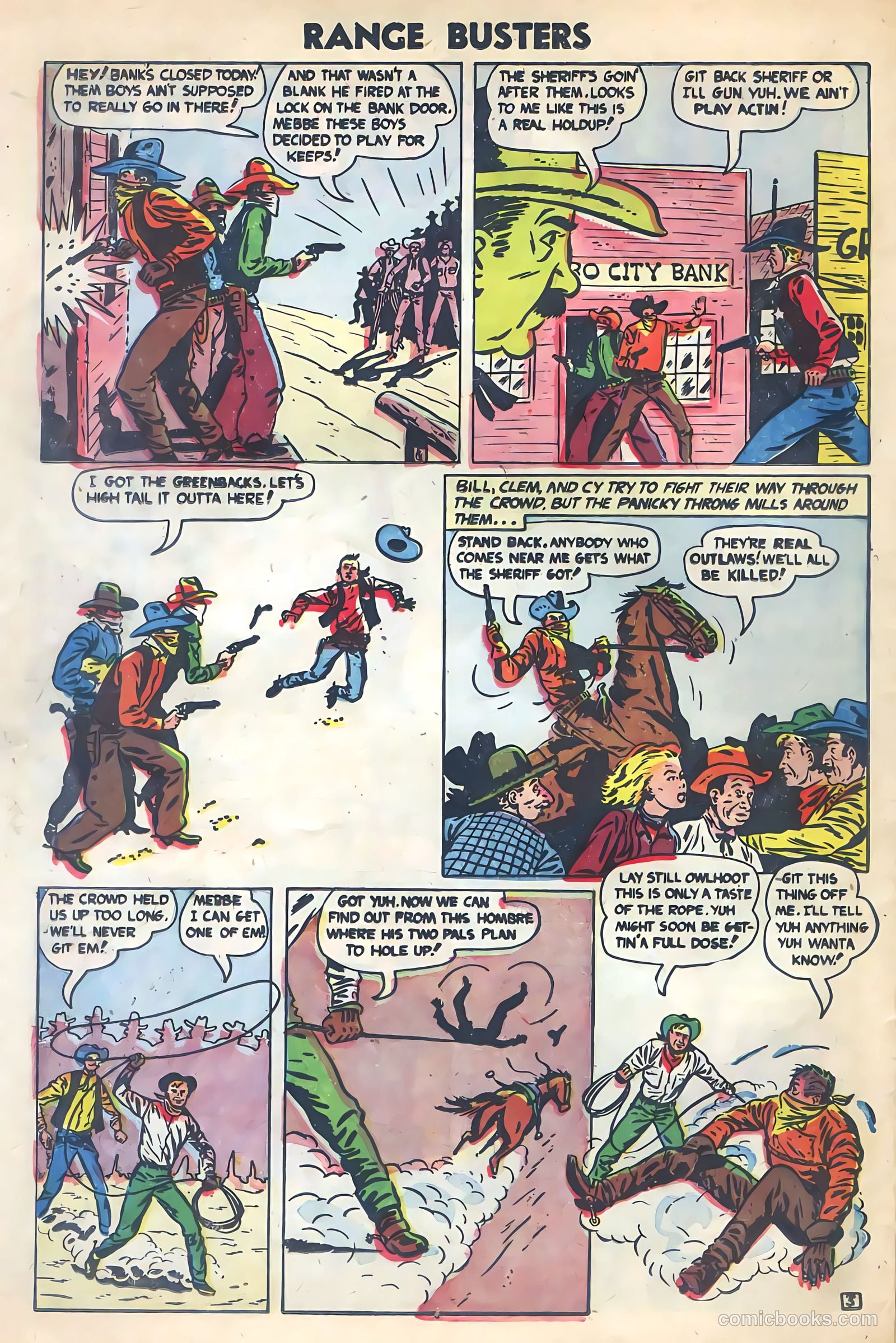 Range Busters #9 (1955) — page 4 of 36