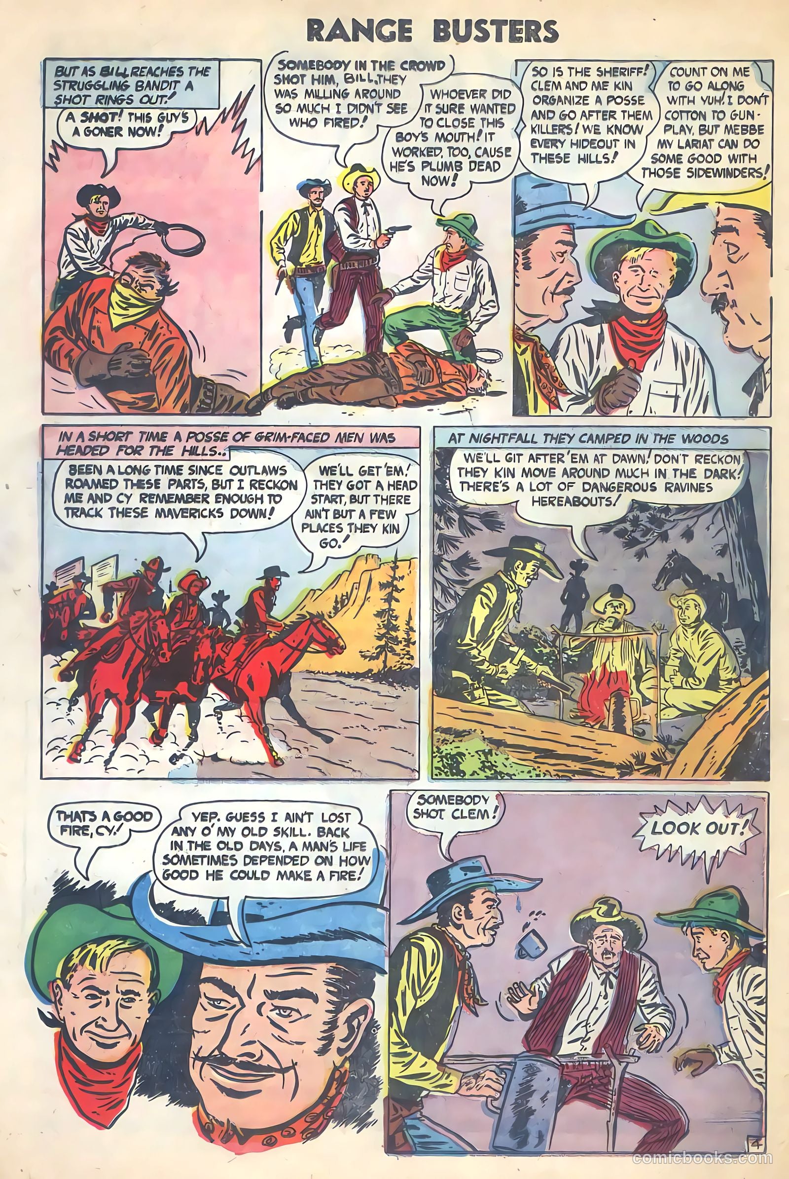 Range Busters #9 (1955) — page 6 of 36