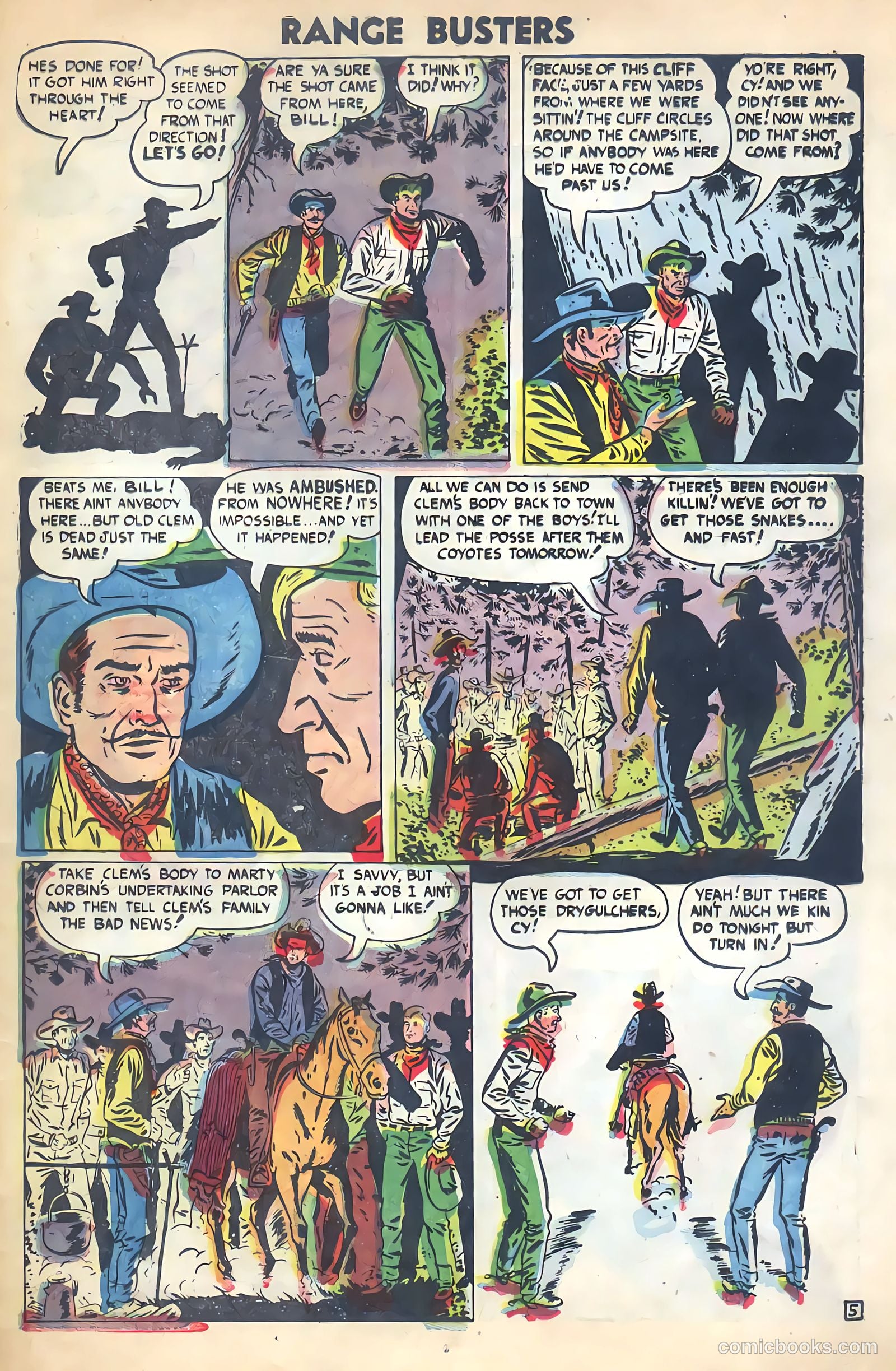 Range Busters #9 (1955) — page 7 of 36