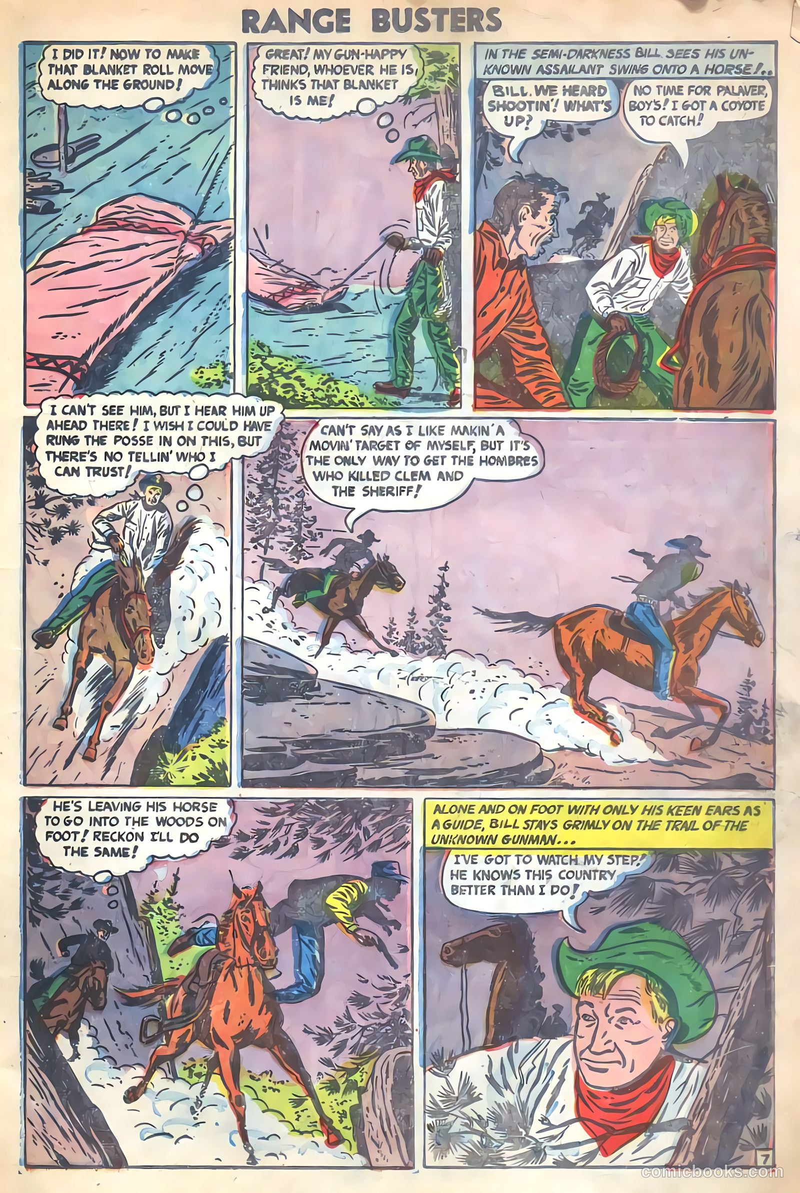 Range Busters #9 (1955) — page 9 of 36