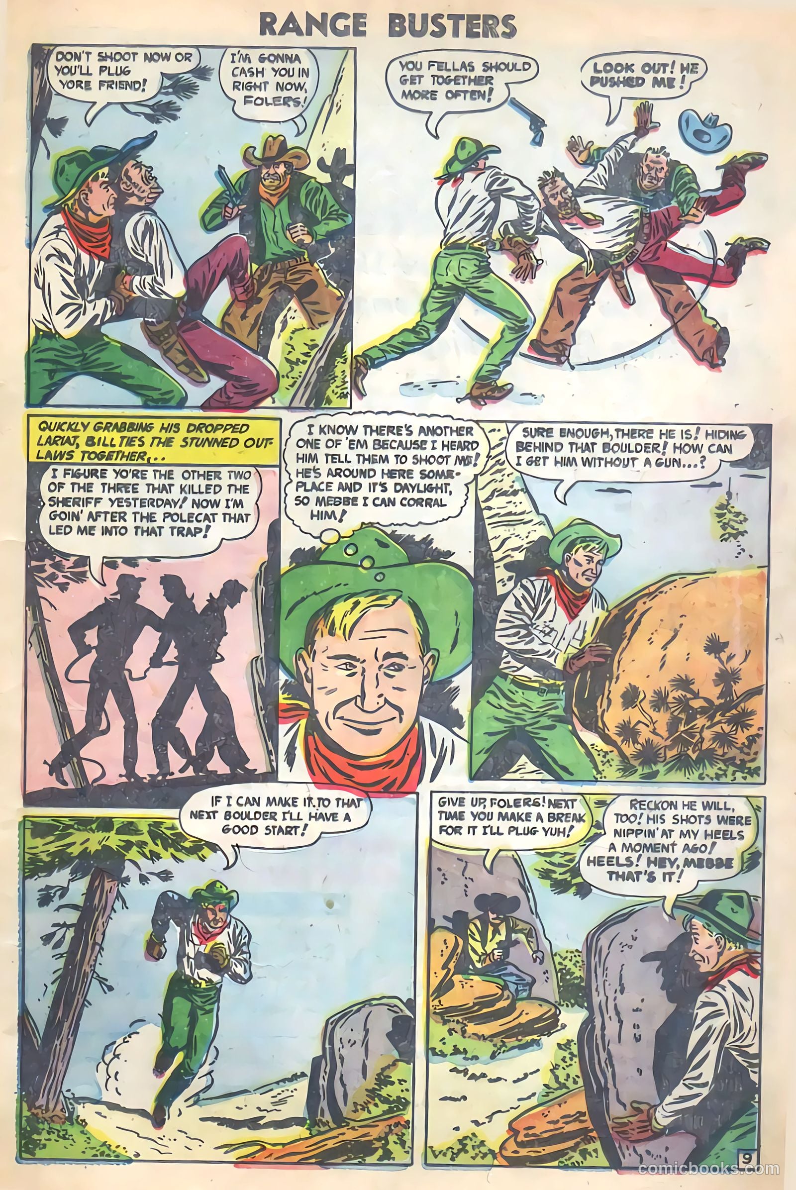 Range Busters #9 (1955) — page 11 of 36