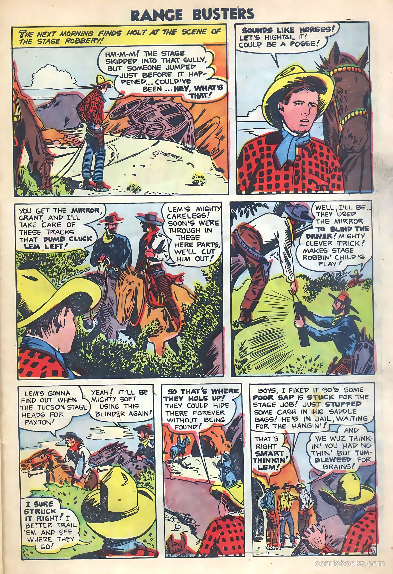Range Busters #9 (1955) — page 29 of 36