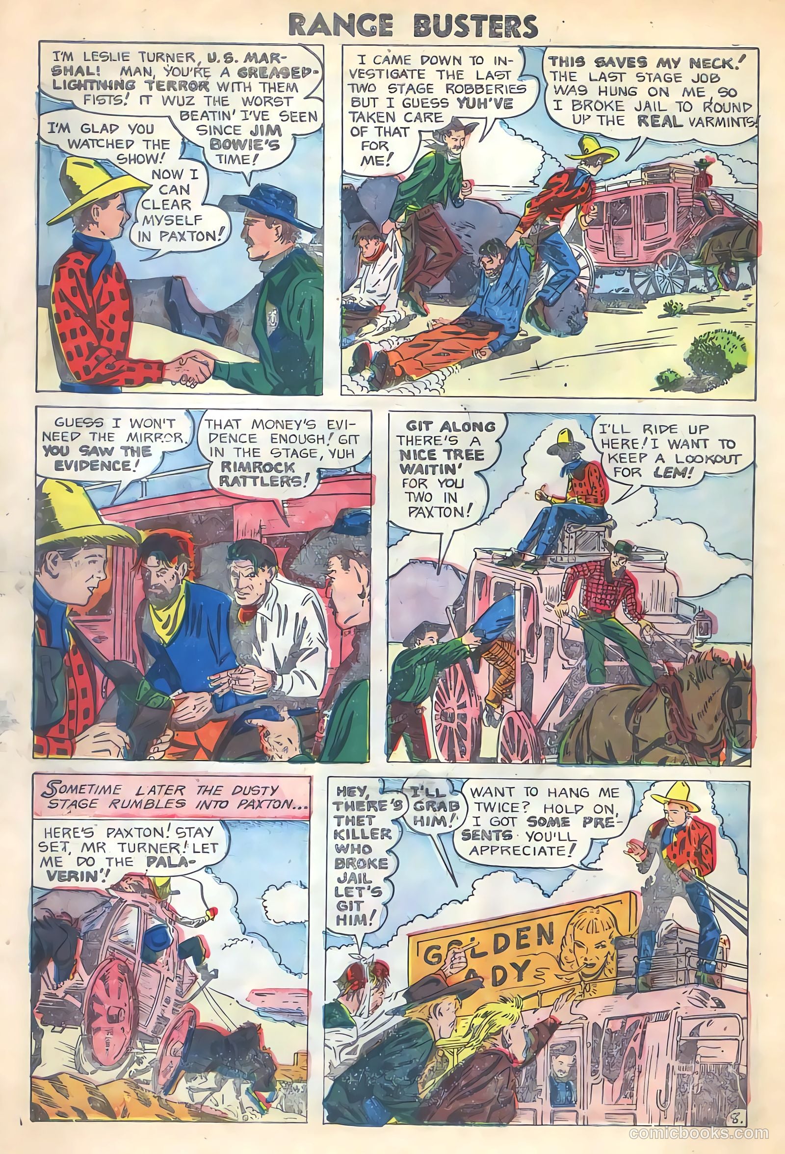 Range Busters #9 (1955) — page 32 of 36