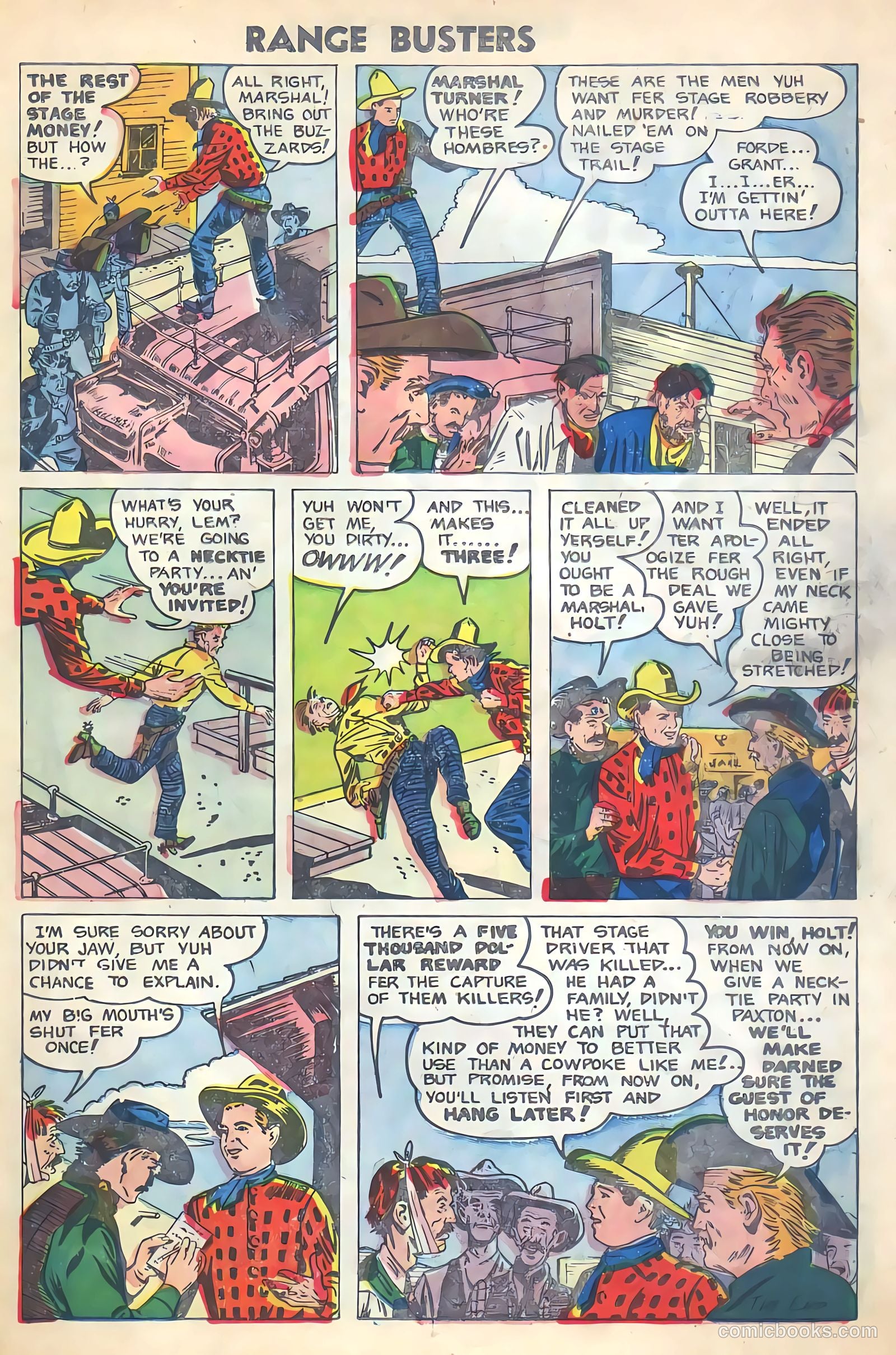 Range Busters #9 (1955) — page 33 of 36