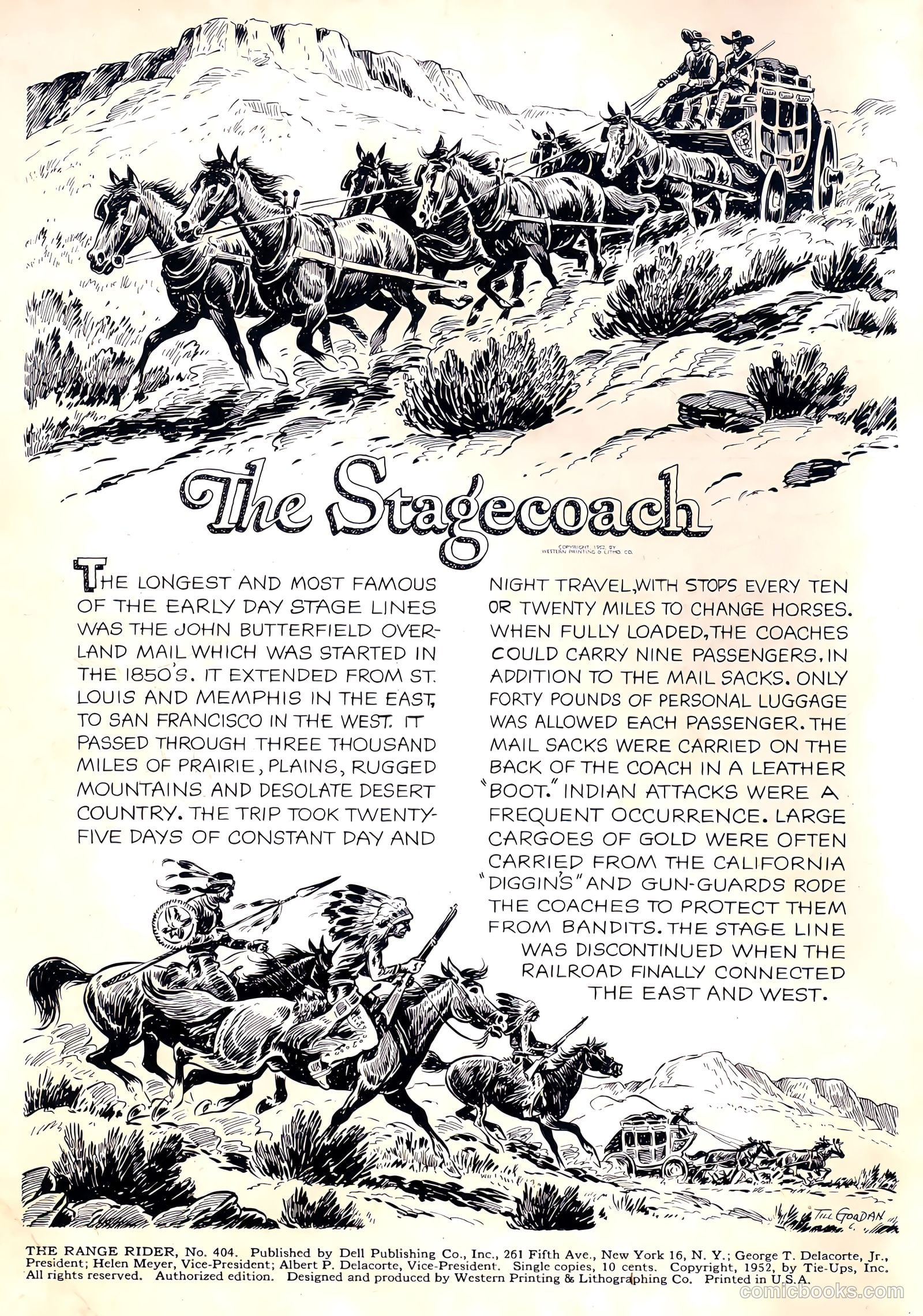 Range Rider #1 (1952) — page 2 of 36