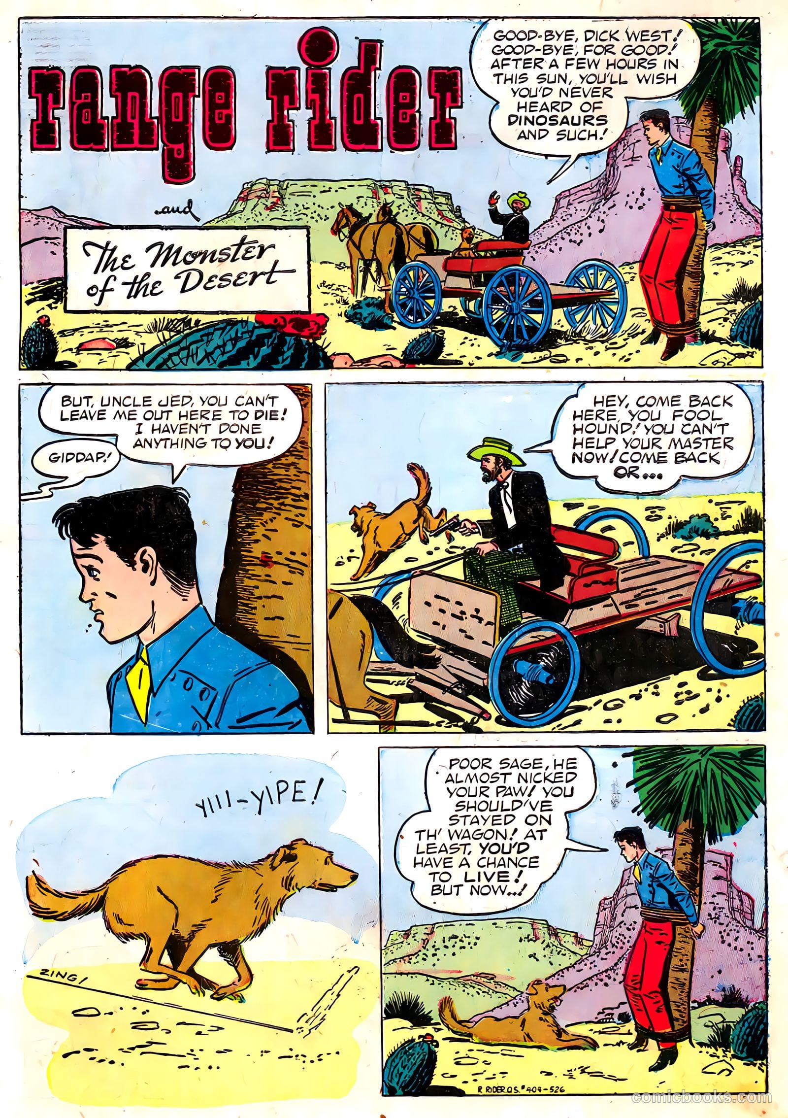 Range Rider #1 (1952) — page 3 of 36