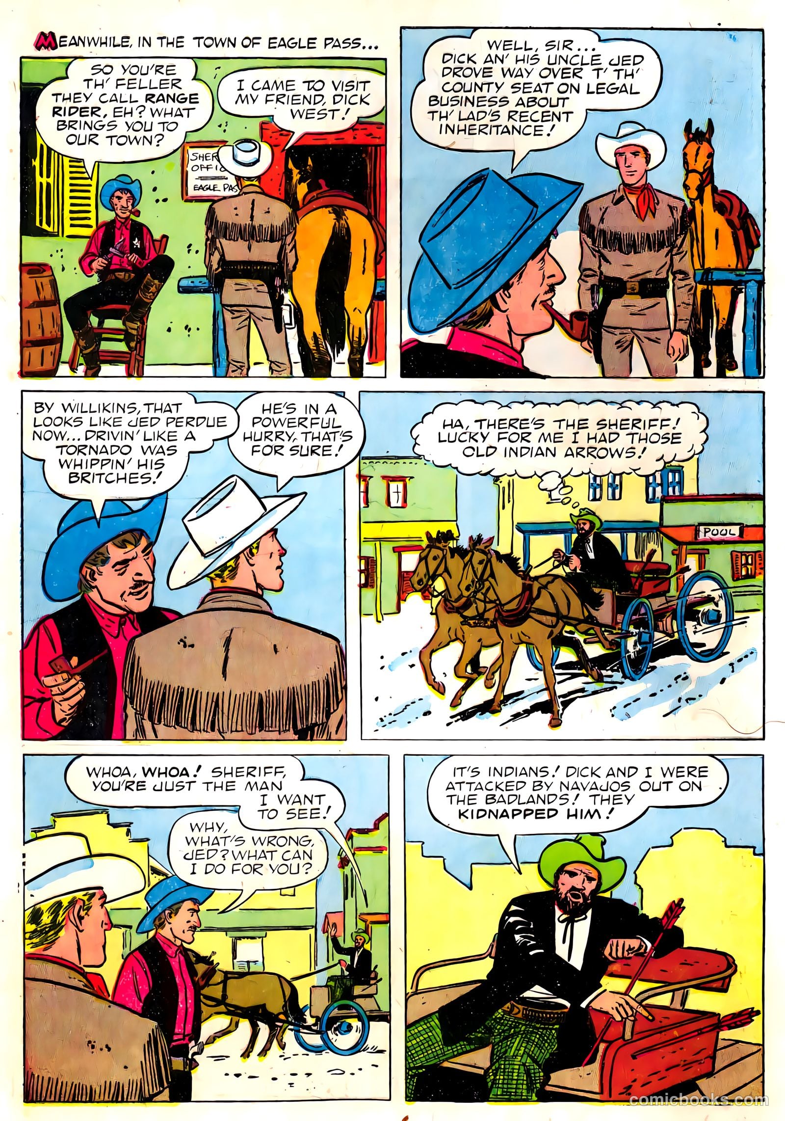 Range Rider #1 (1952) — page 4 of 36