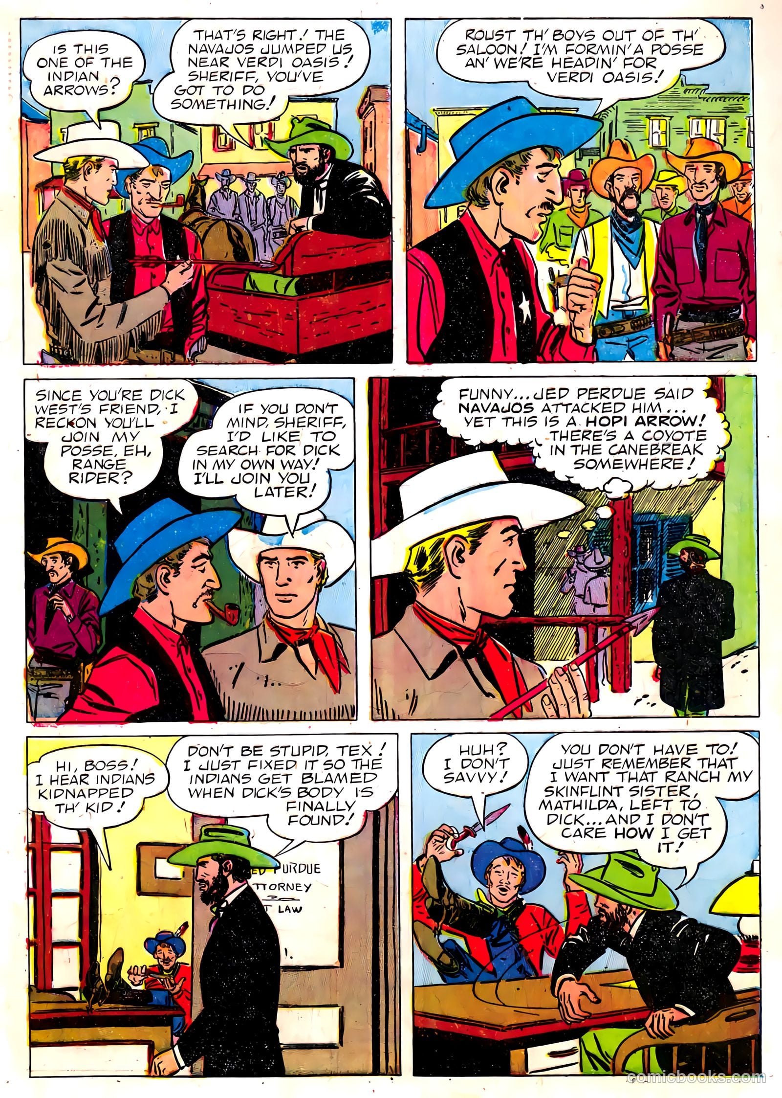 Range Rider #1 (1952) — page 5 of 36