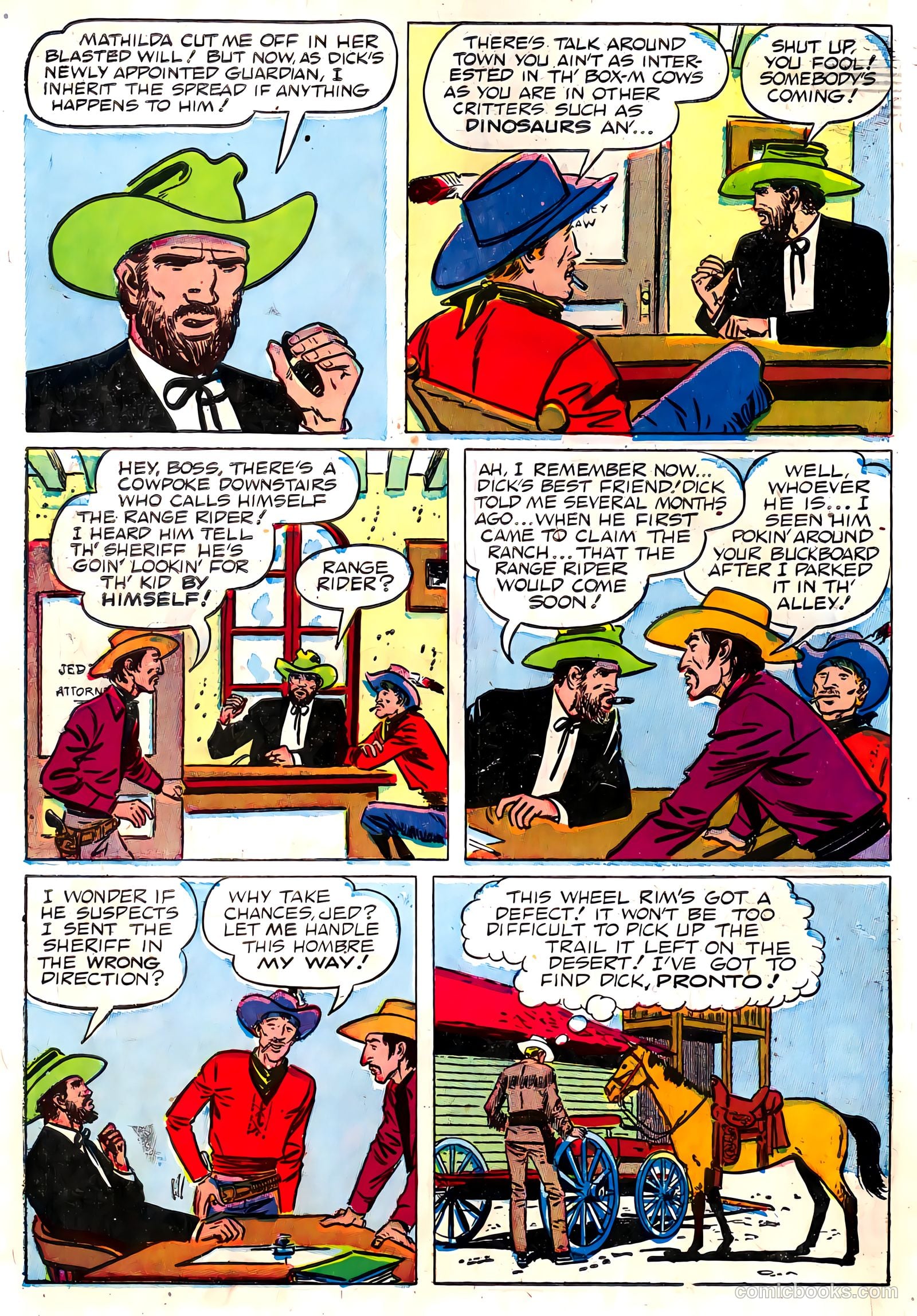 Range Rider #1 (1952) — page 6 of 36