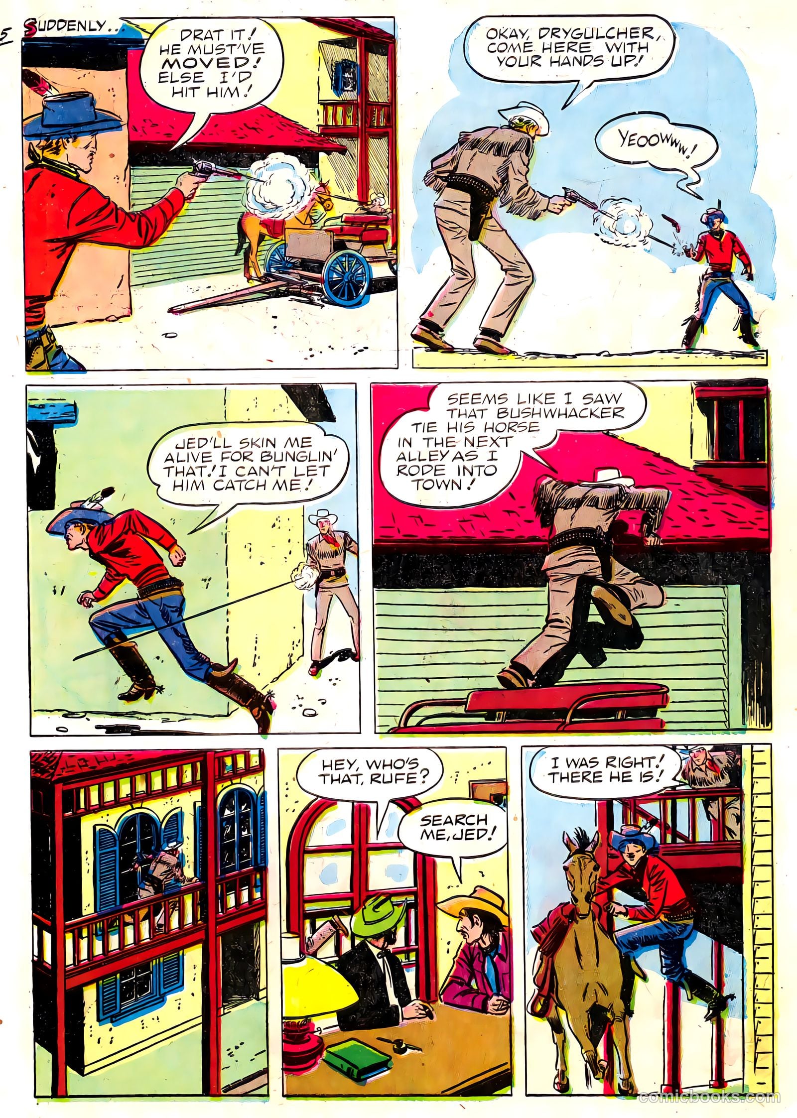 Range Rider #1 (1952) — page 7 of 36