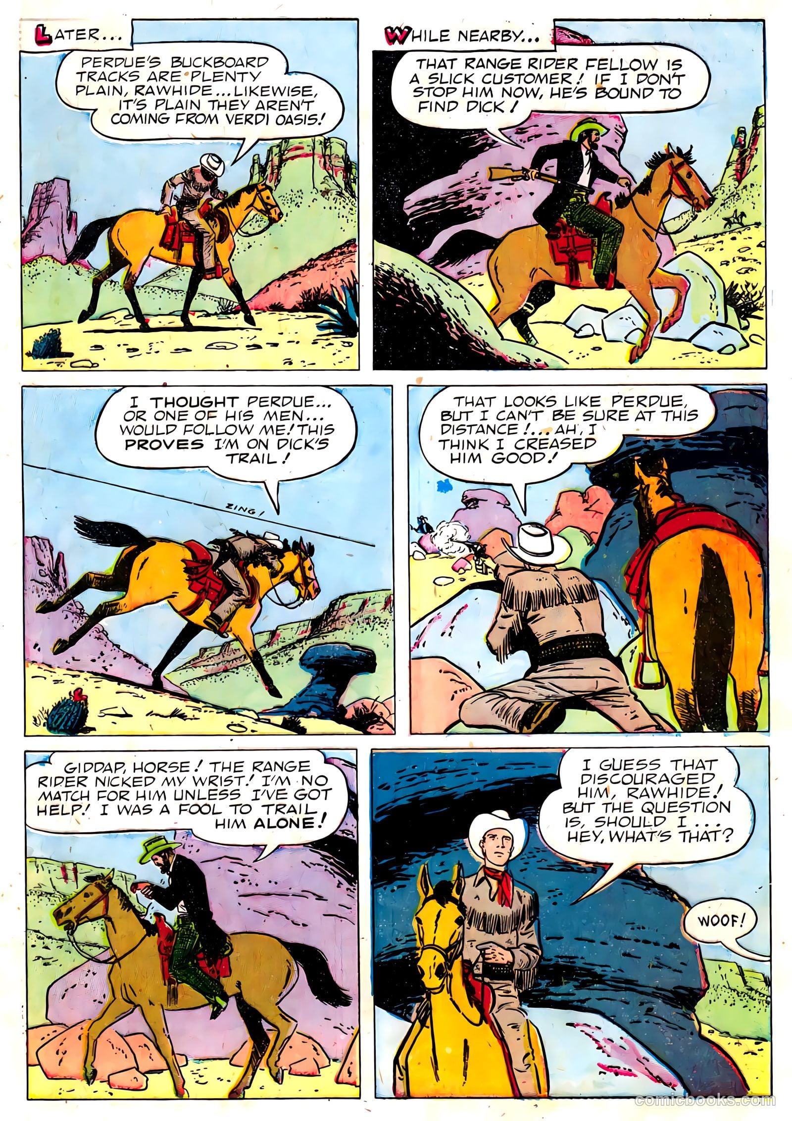 Range Rider #1 (1952) — page 9 of 36