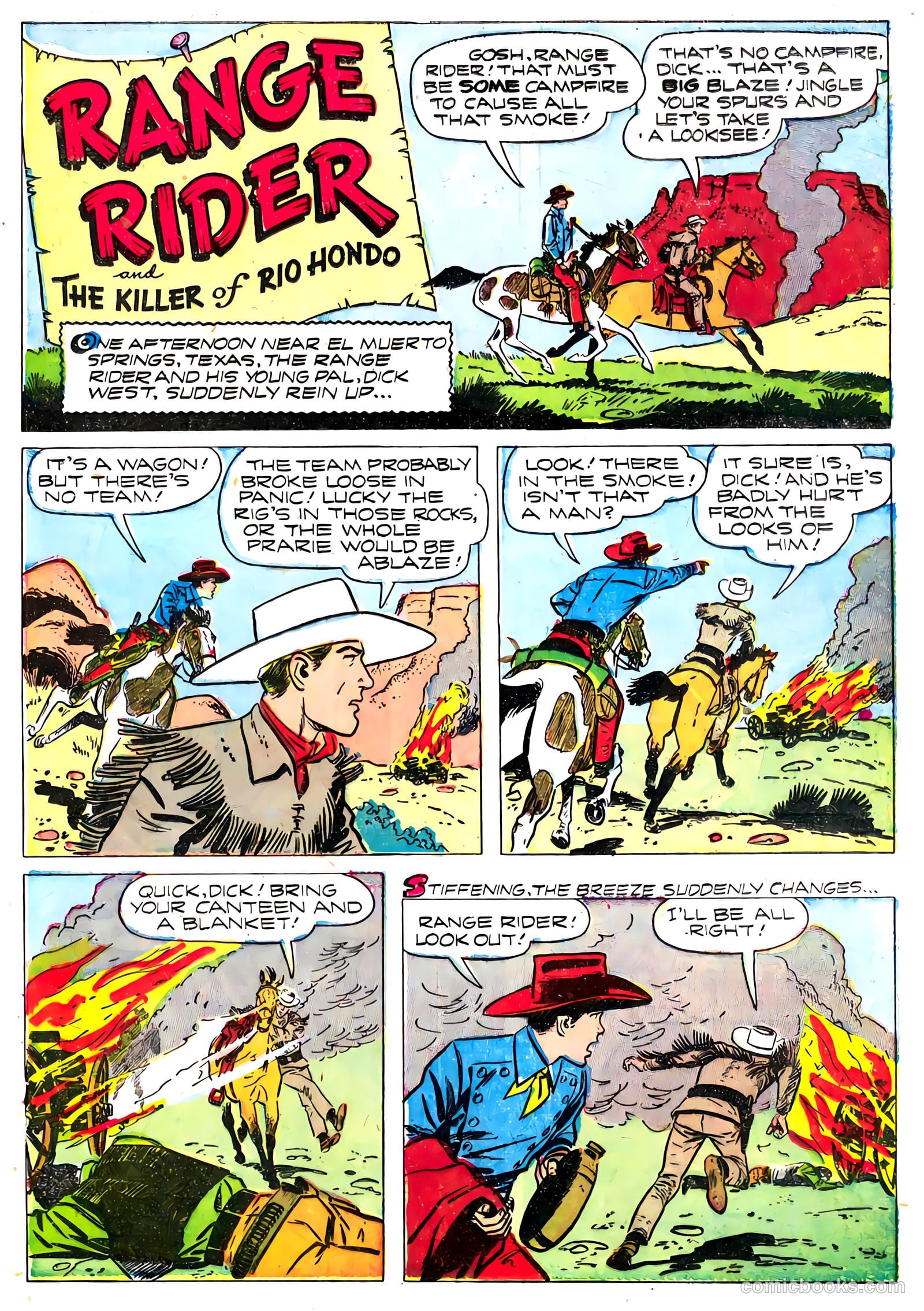 Range Rider #1 (1952) — page 21 of 36