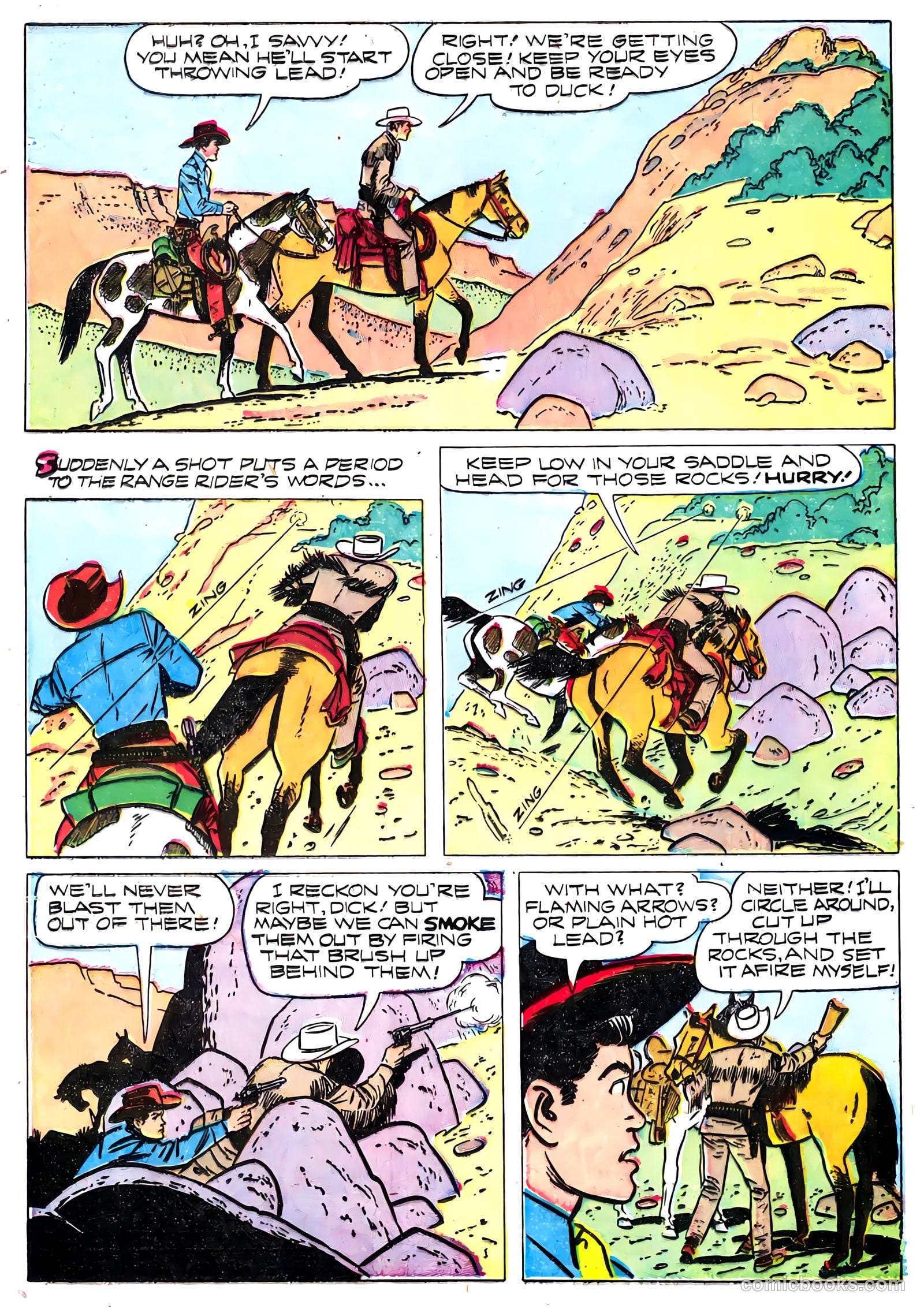 Range Rider #1 (1952) — page 24 of 36