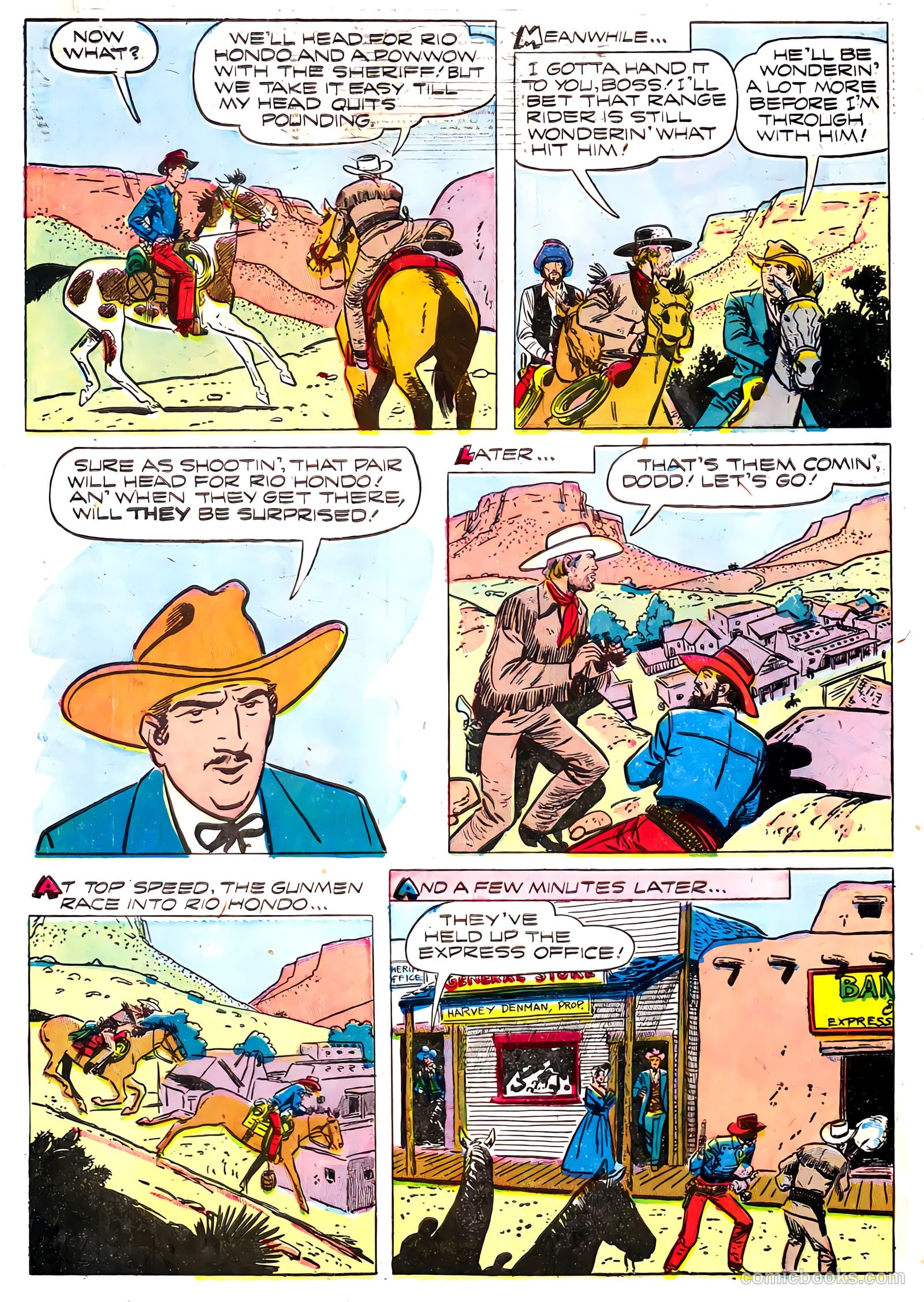 Range Rider #1 (1952) — page 30 of 36
