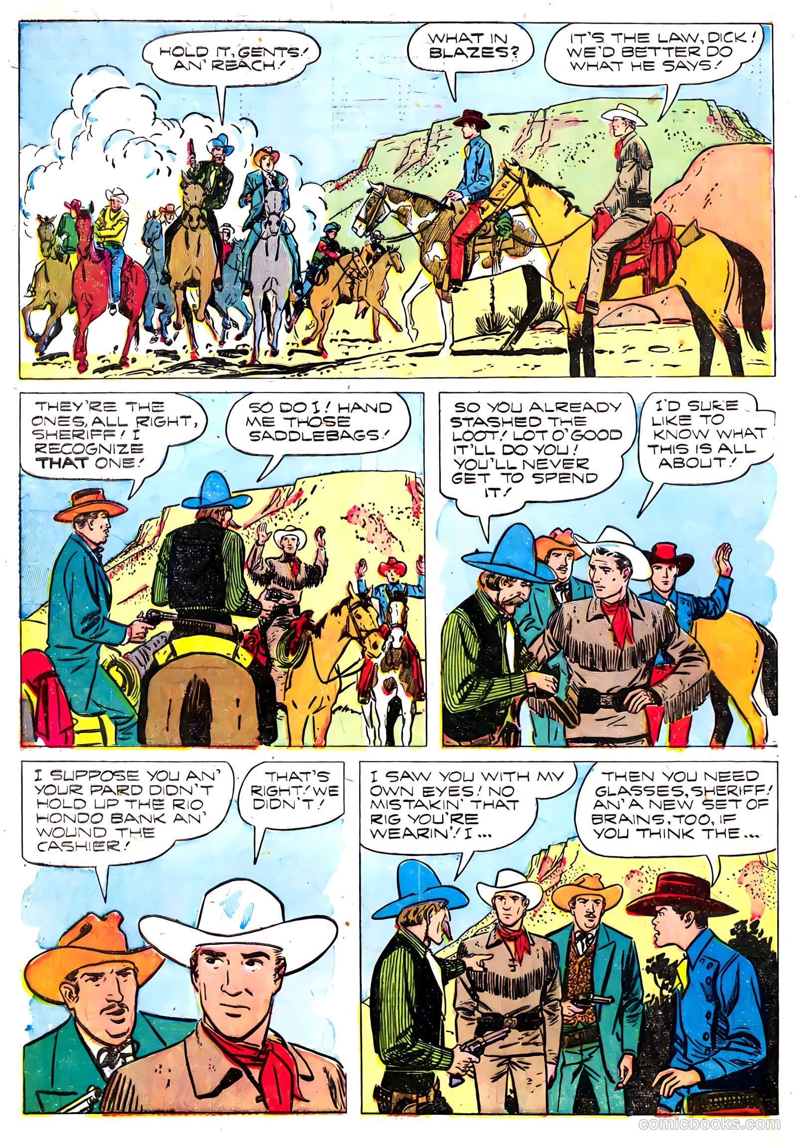 Range Rider #1 (1952) — page 32 of 36
