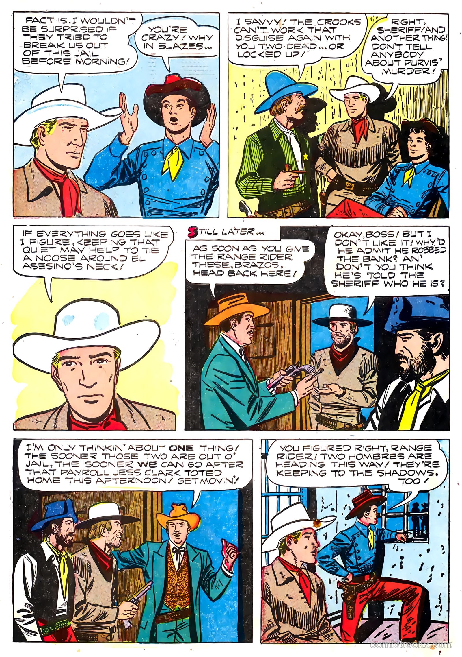 Range Rider #1 (1952) — page 34 of 36