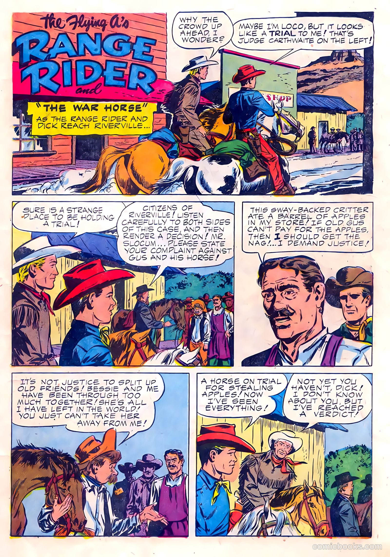Range Rider #10 (1955) — page 23 of 36