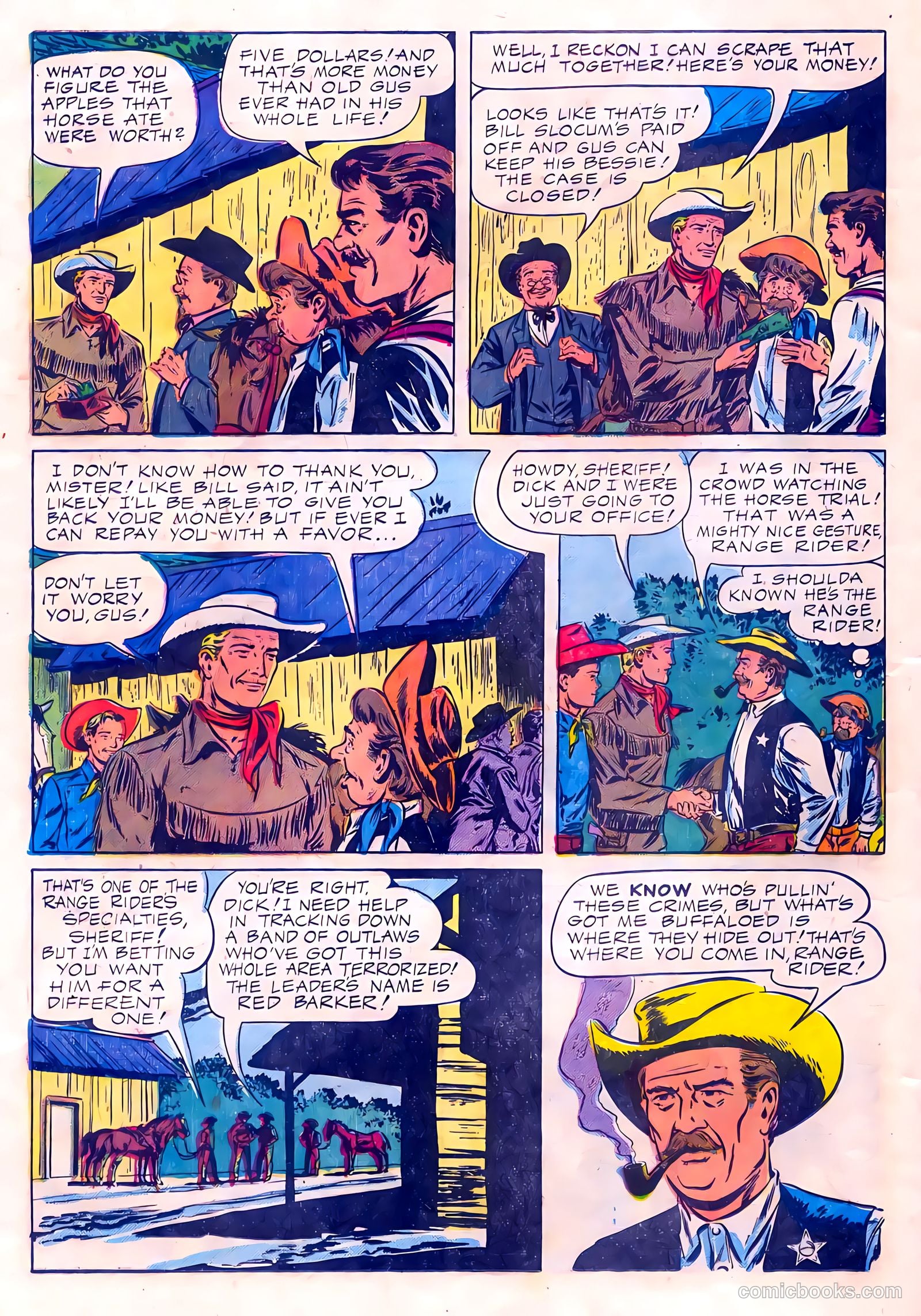 Range Rider #10 (1955) — page 24 of 36