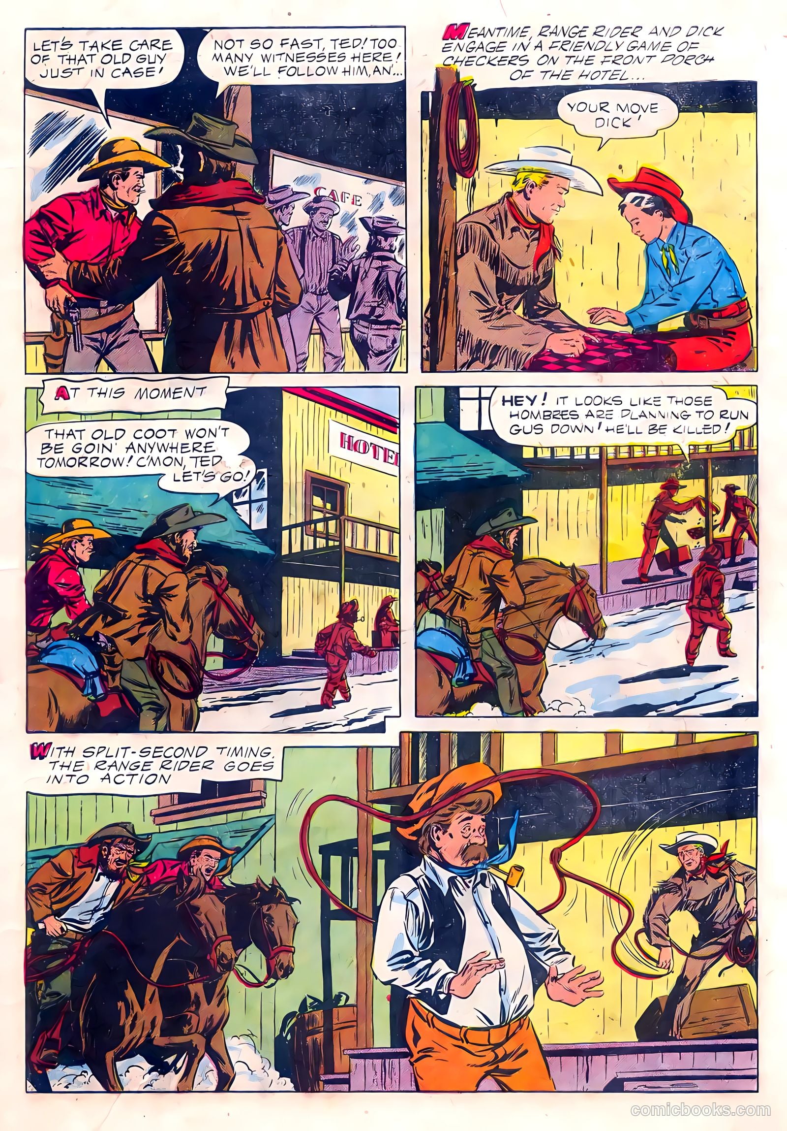 Range Rider #10 (1955) — page 27 of 36
