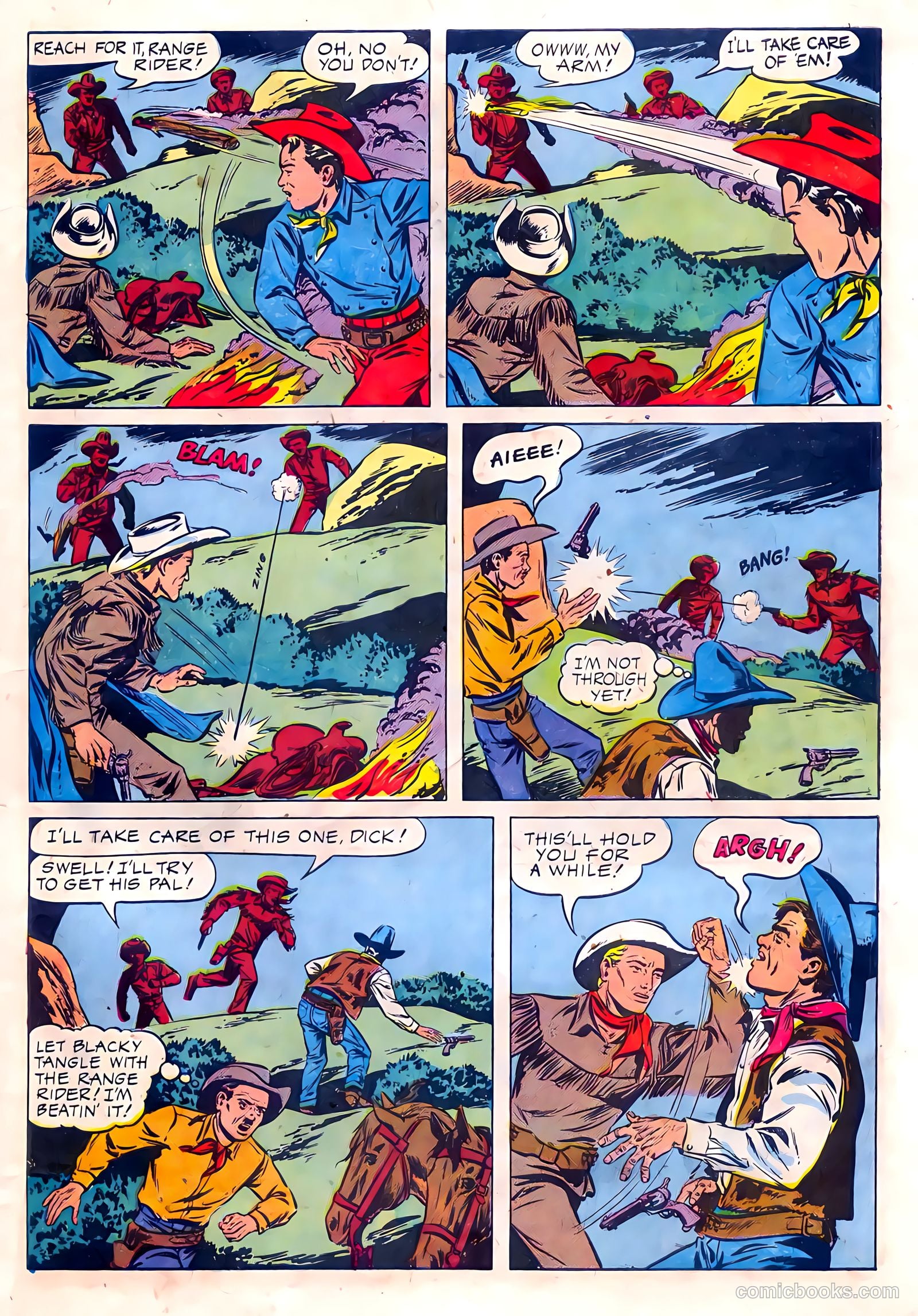 Range Rider #10 (1955) — page 31 of 36