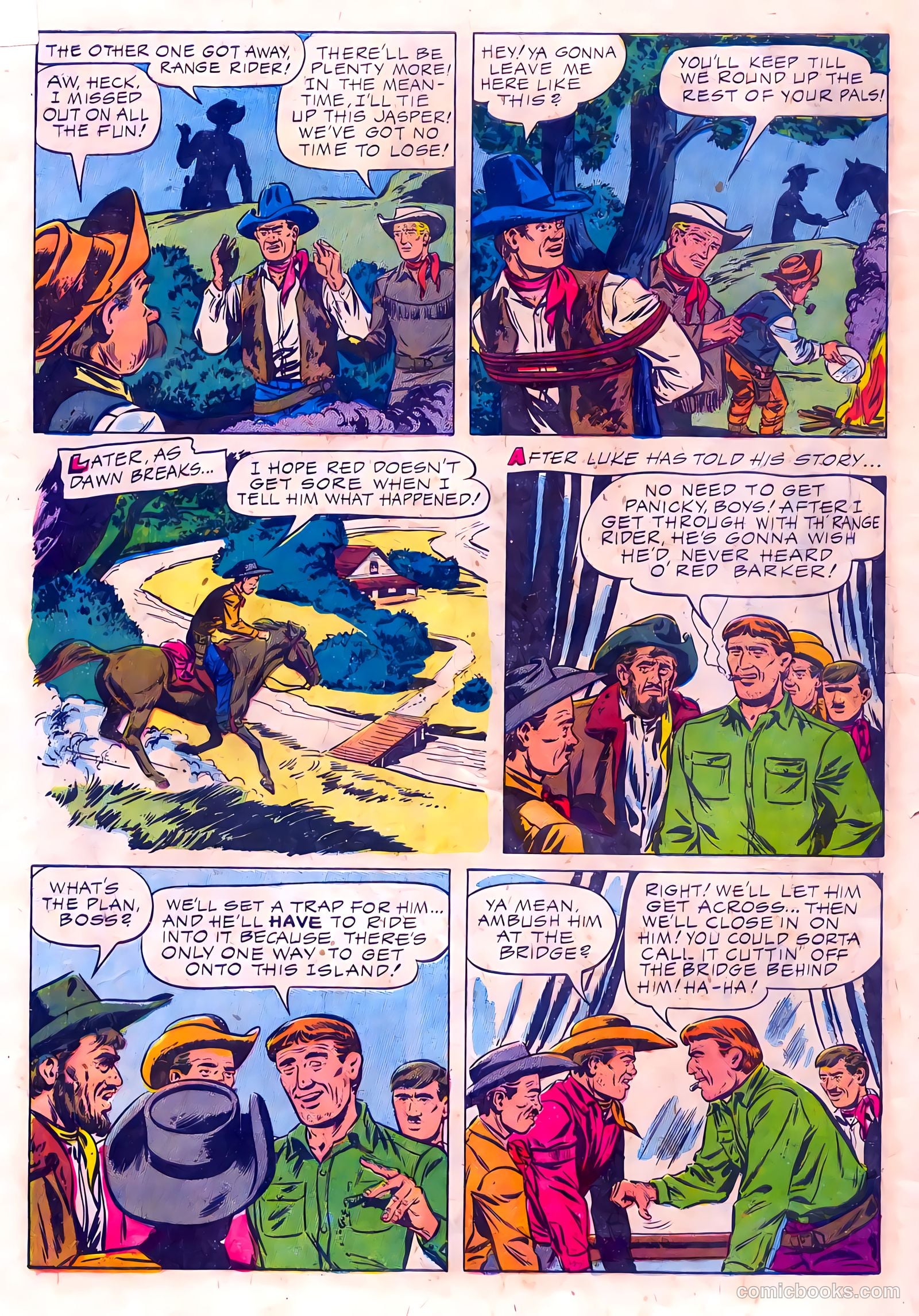 Range Rider #10 (1955) — page 32 of 36