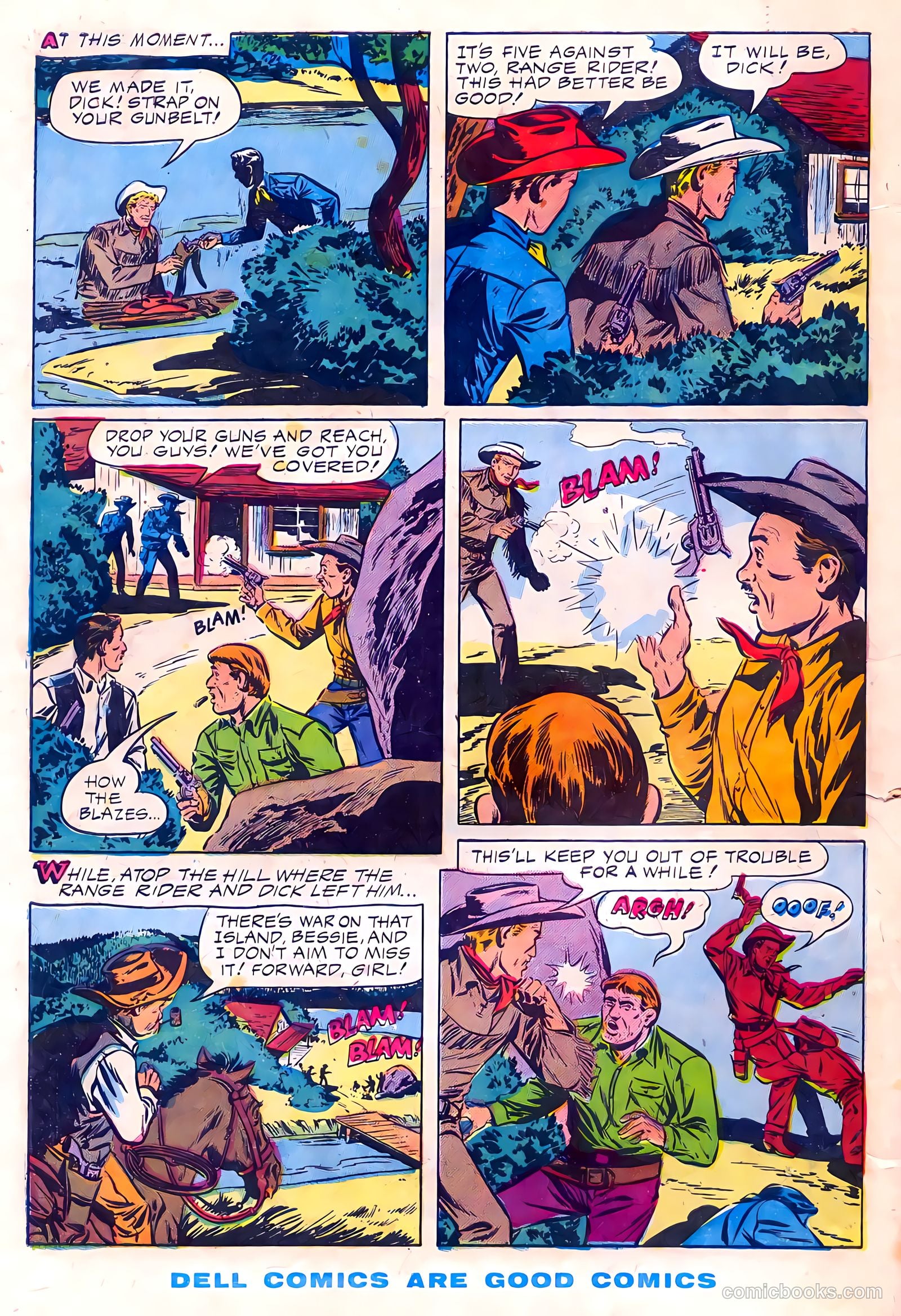 Range Rider #10 (1955) — page 34 of 36