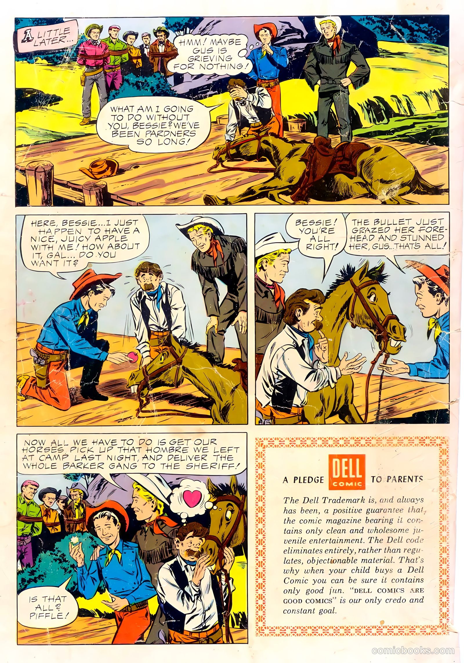 Range Rider #10 (1955) — page 36 of 36