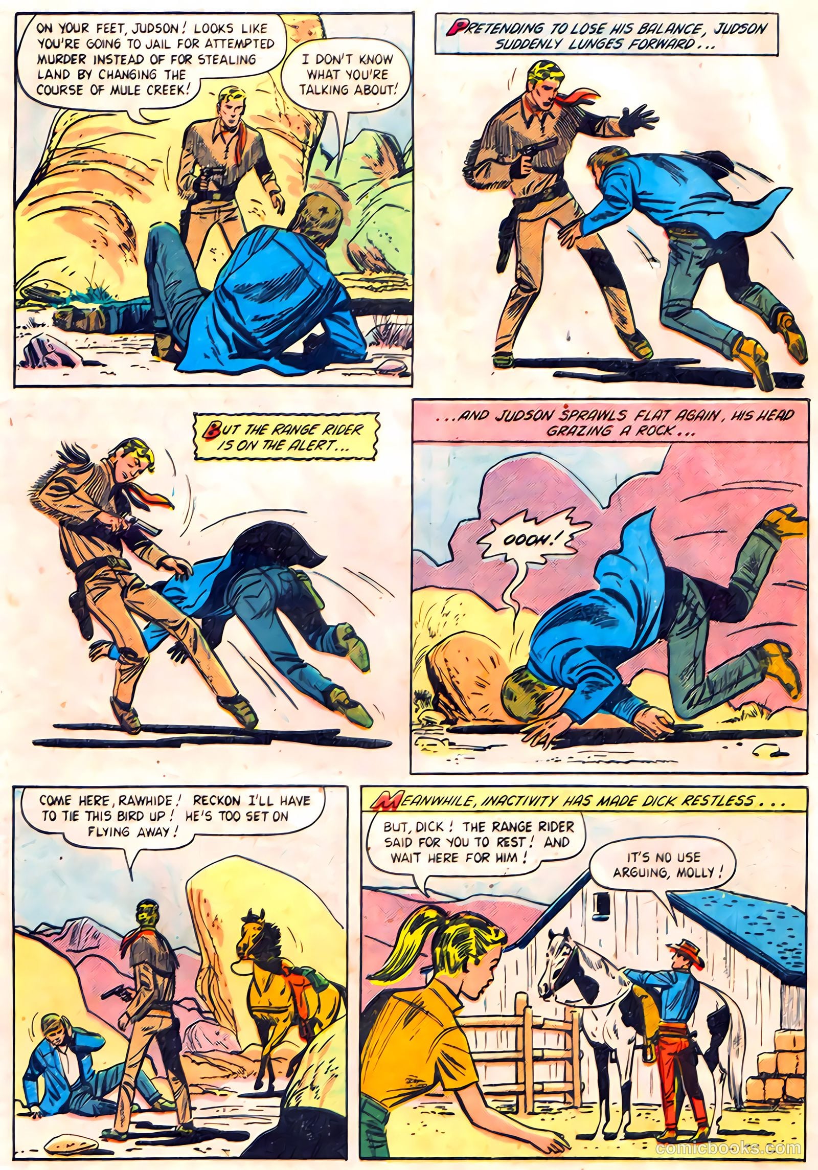Range Rider #11 (1955) — page 32 of 36