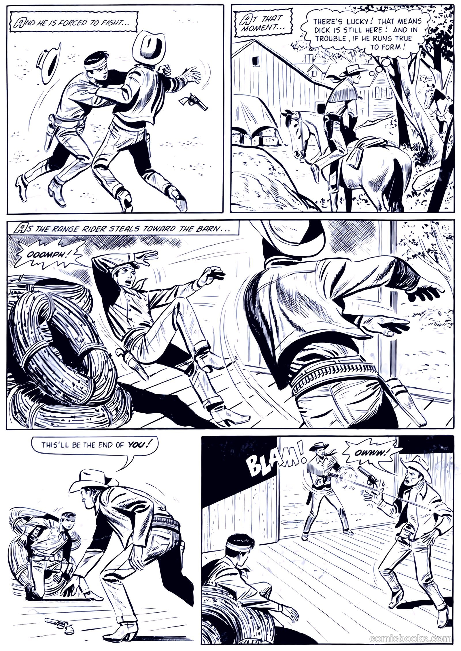 Range Rider #11 (1955) — page 35 of 36