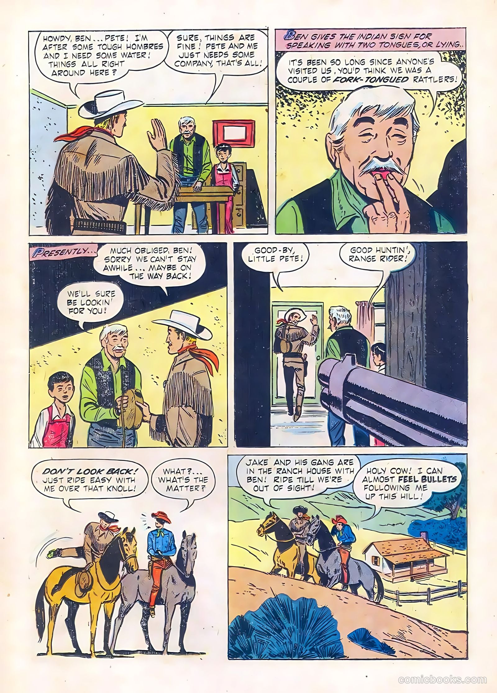 Range Rider #12 (1956) — page 15 of 36