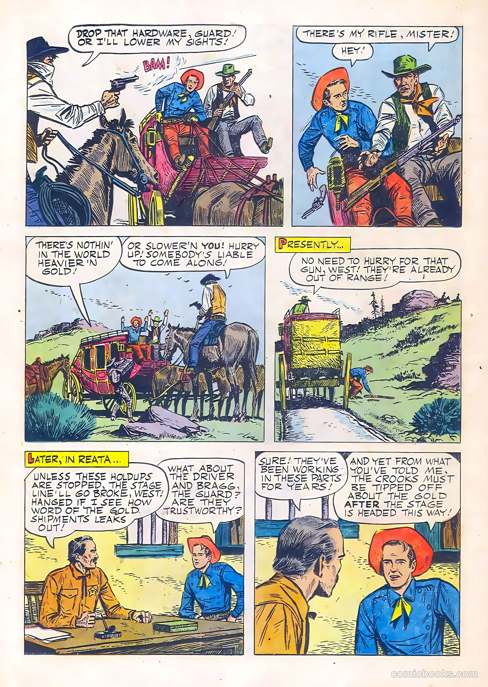 Range Rider #12 (1956) — page 22 of 36