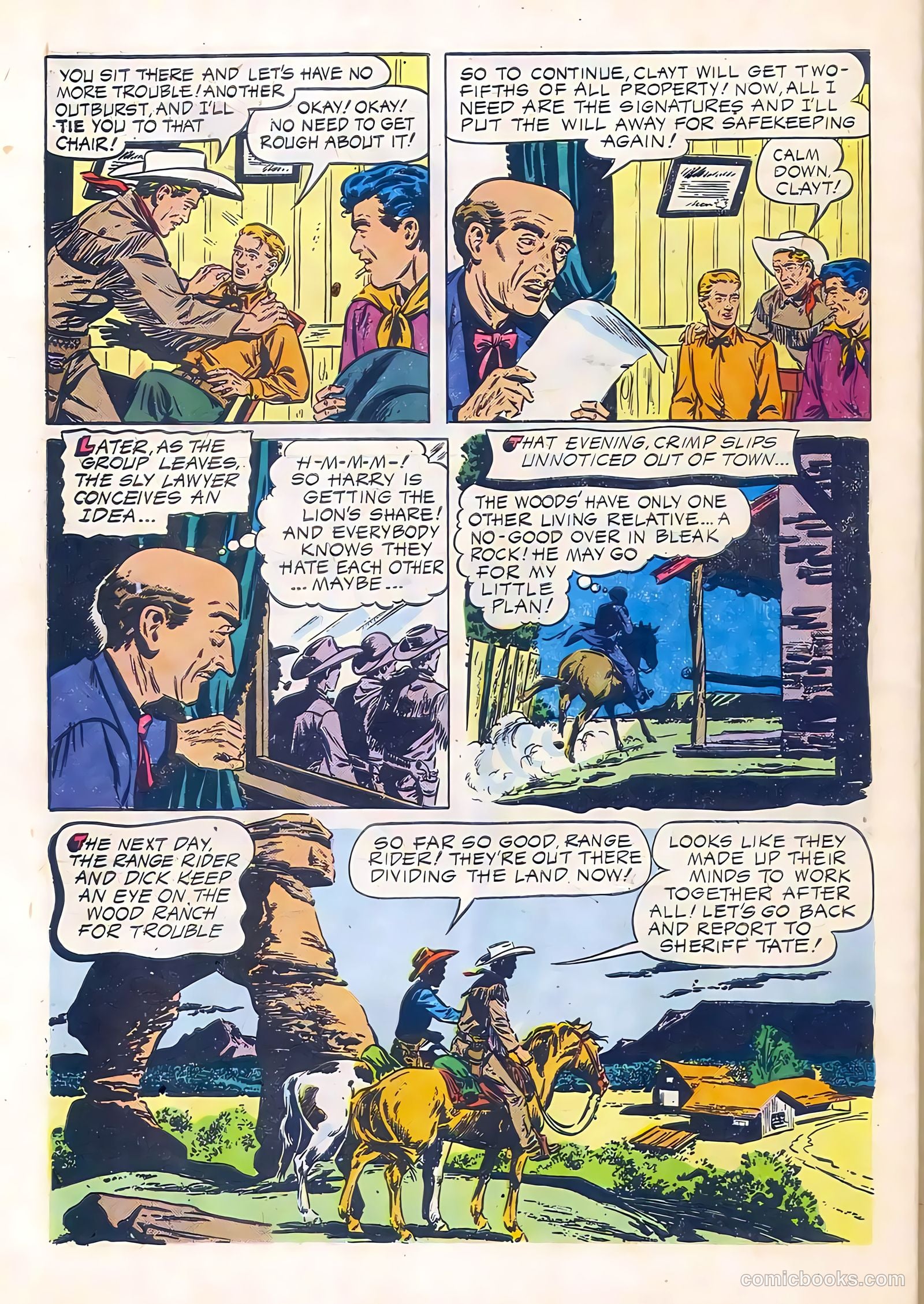 Range Rider #12 (1956) — page 30 of 36