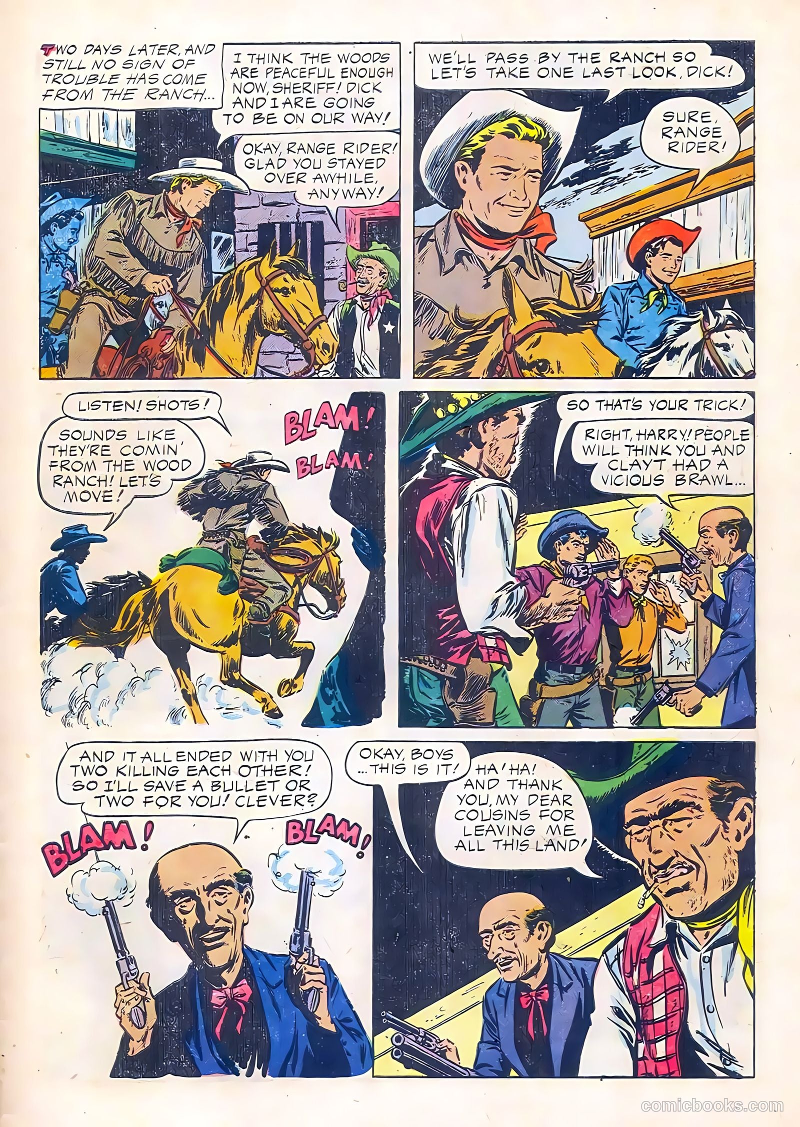 Range Rider #12 (1956) — page 31 of 36