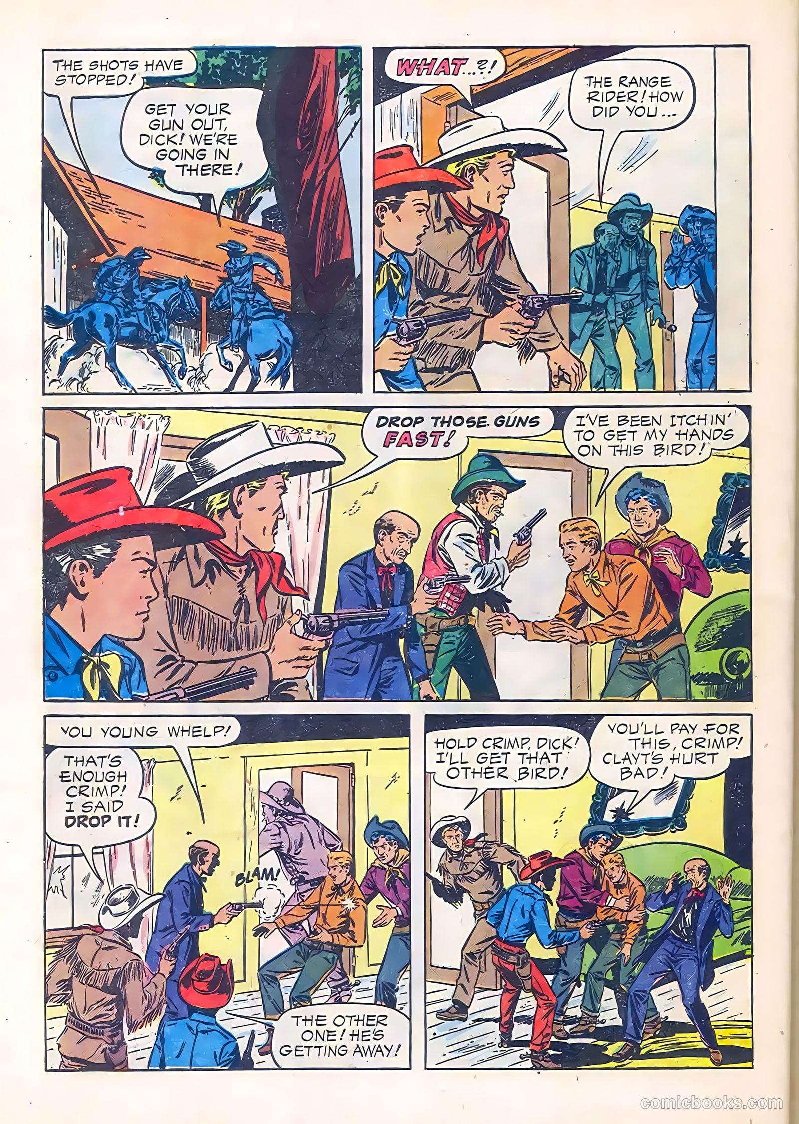 Range Rider #12 (1956) — page 32 of 36