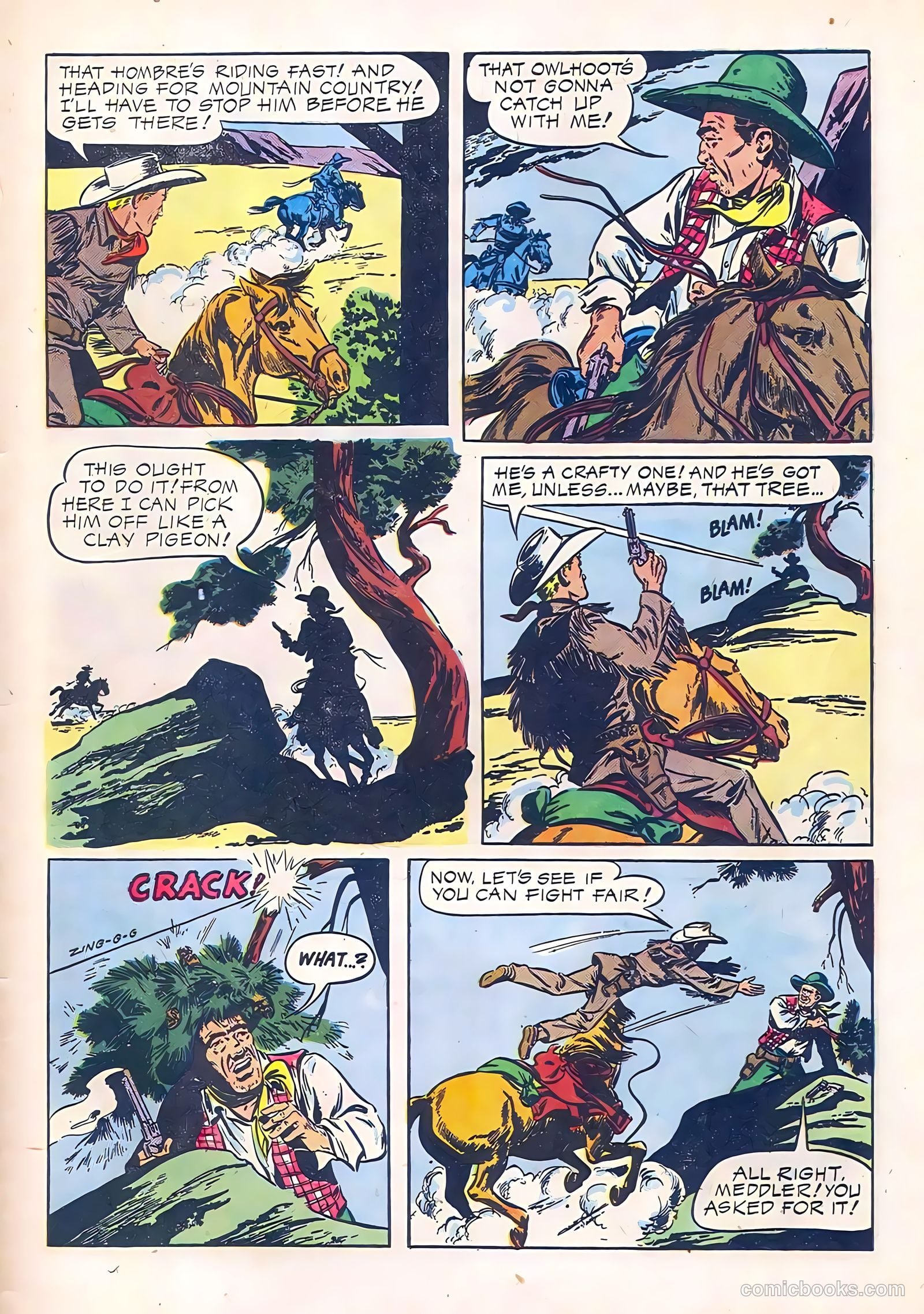 Range Rider #12 (1956) — page 33 of 36